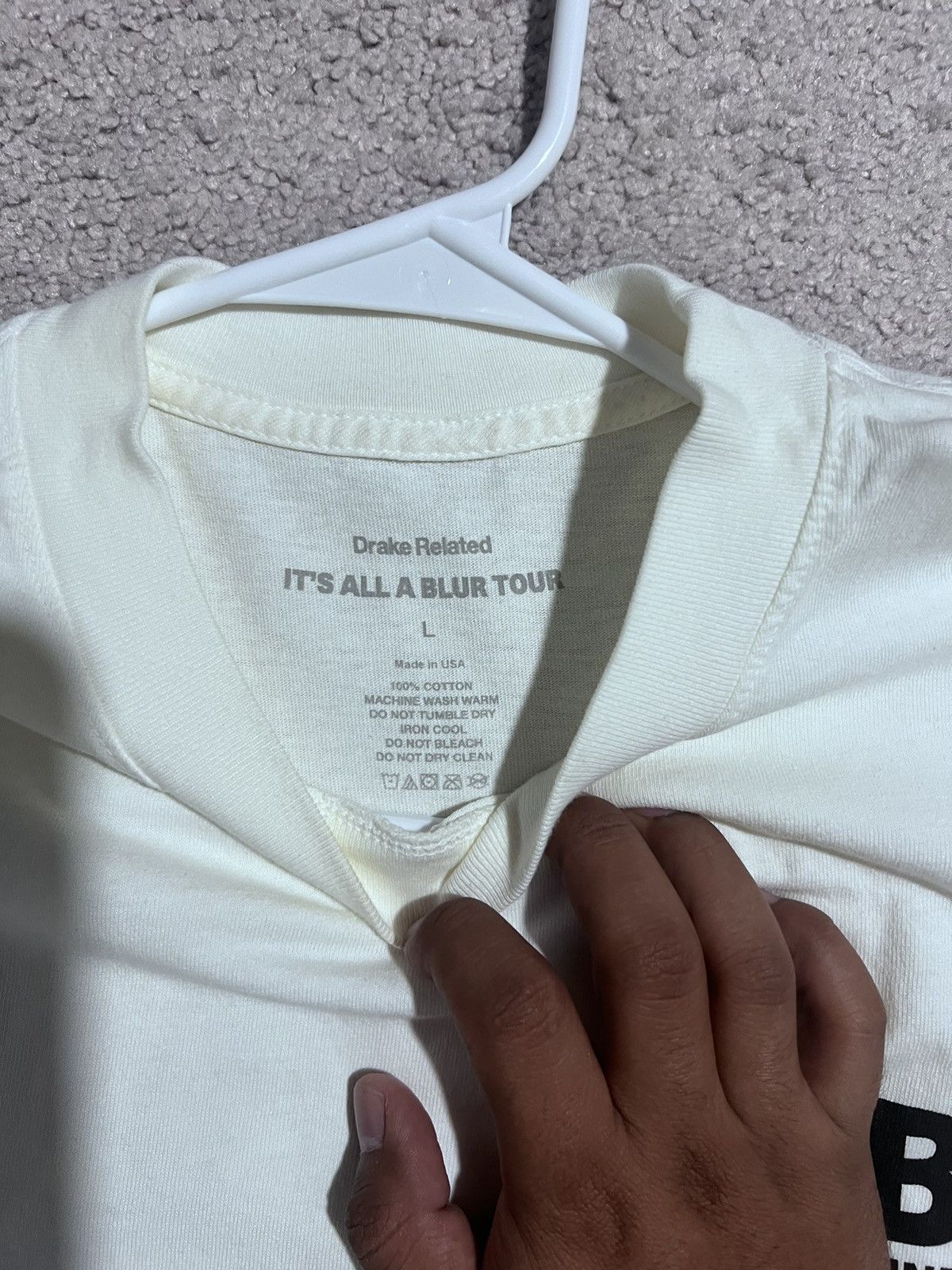 Band Tees × Drake Life all a blur tour merch Size US L / EU 52-54 / 3 - 3 Thumbnail
