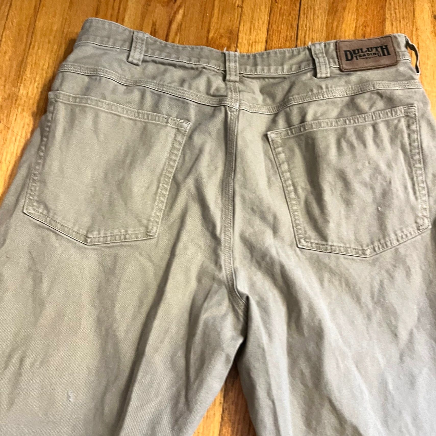 Duluth Trading Company Duluth Trading Chino Pants Mens 36 Regular Beige Tan Relaxed Fit Fire Hose Flex Inseam 33 Size US 36 / EU 52 - 5 Thumbnail