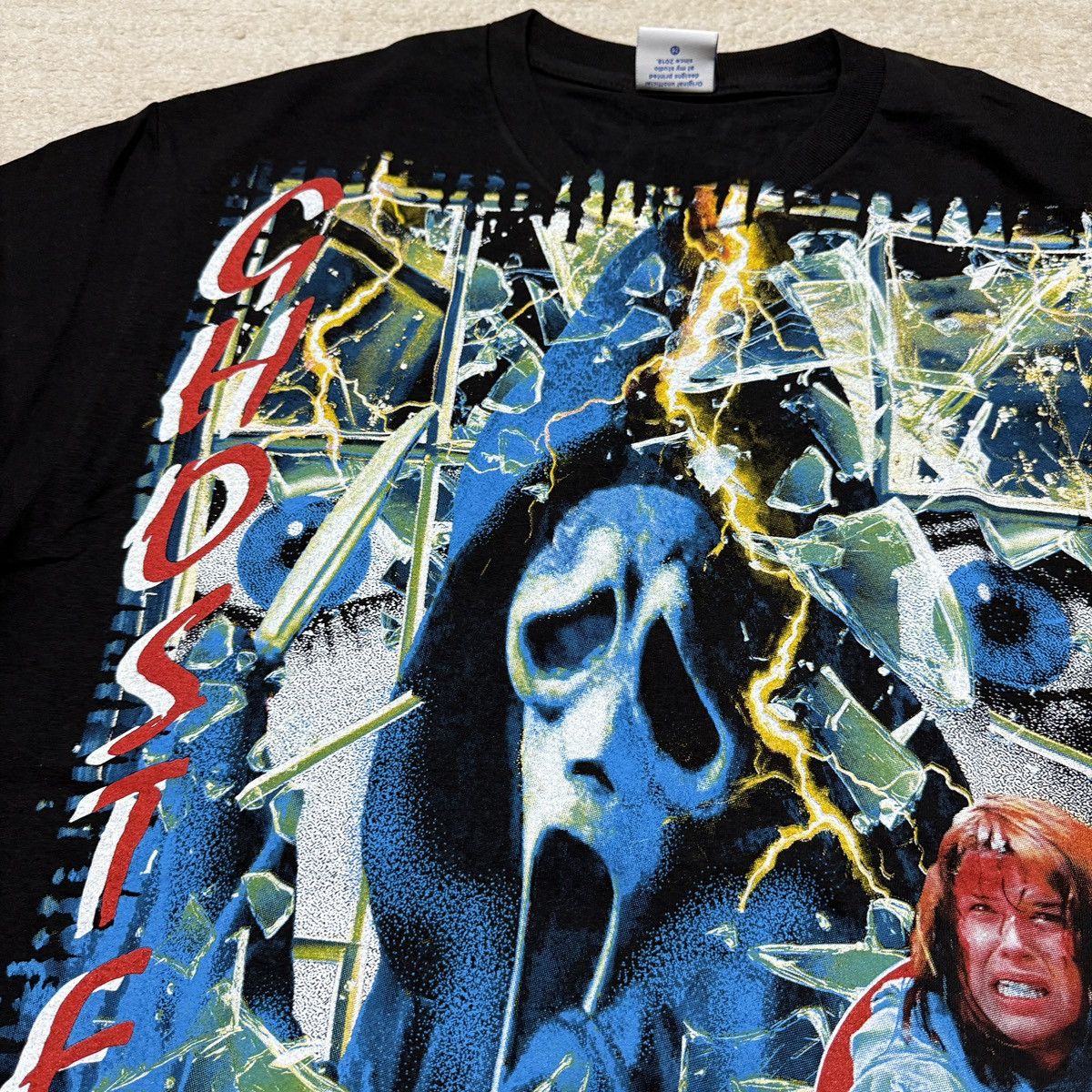 Other Backstock Co Ghostface Scream T-shirt Horror AOP Size US L / EU 52-54 / 3 - 3 Thumbnail