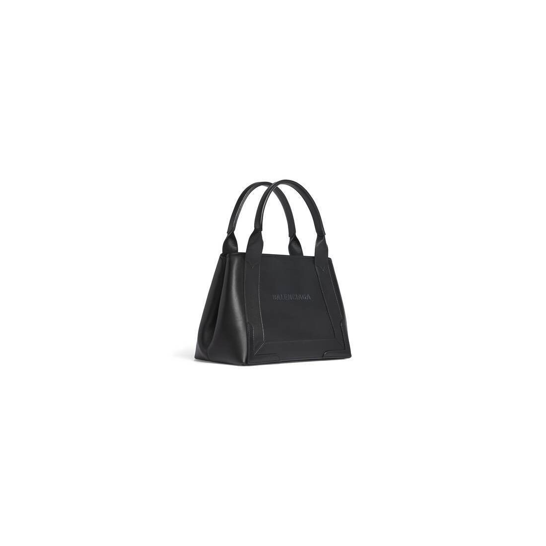 Balenciaga o1mt1gz0125 Size: OS / Navy Small Cabas Bag in Black Size ONE SIZE - 5 Thumbnail