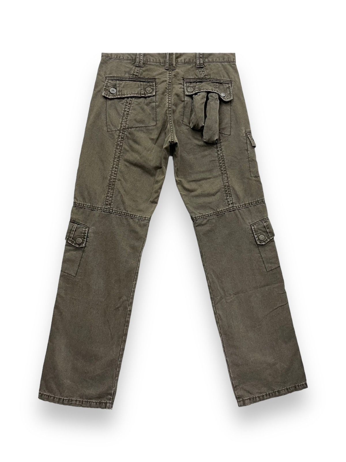 Designer 💥RARE🔥CELULLOID Designer Multipocket Tactical Cargo Pants Size US 29 - 3 Thumbnail