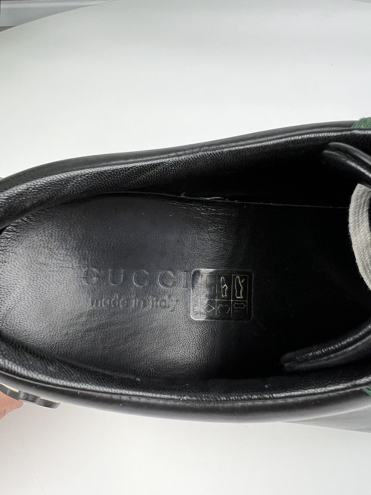 Gucci GUCCI Sneakers Low Top Leather Shoes BOULEVARD Web Stripes Size US 8.5 / EU 41-42 - 14 Thumbnail