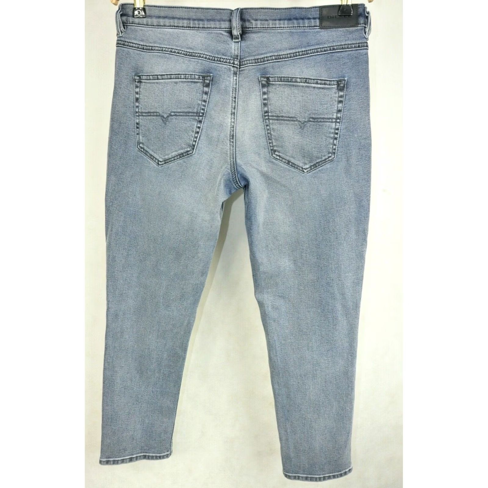Diesel DIESEL Belthy ANKLE -D 084SJ STRETCH REGULAR SLIM-STRAIGHT LOW WAIST Jeans W29/L32 Blue Womens Jeans Size 29" - 3 Thumbnail