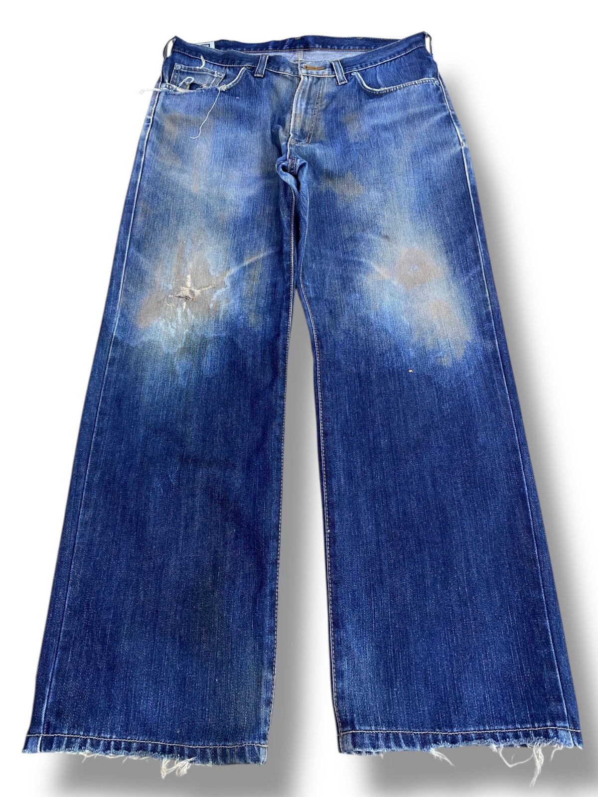 Edwin Vintage Edwin Blue Faded Wash Style Loose Jeans Size US 38 / EU 54 - 1 Thumbnail