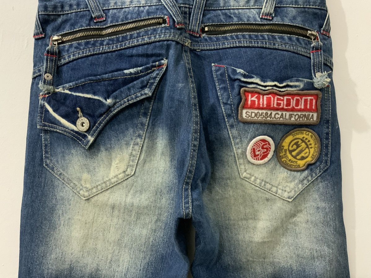 If Six Was Nine Lucky Store Patches Avant Garde Jeans Size US 30 / EU 46 - 15 Thumbnail