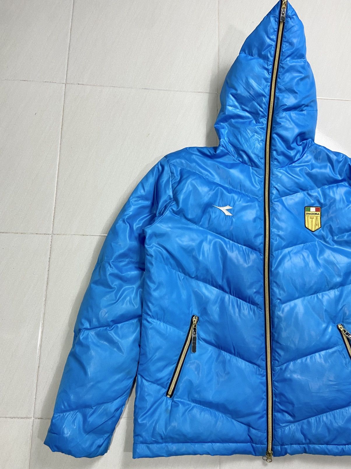 Diadora Diadora down puffer full zipper jacket Size US M / EU 48-50 / 2 - 6 Thumbnail