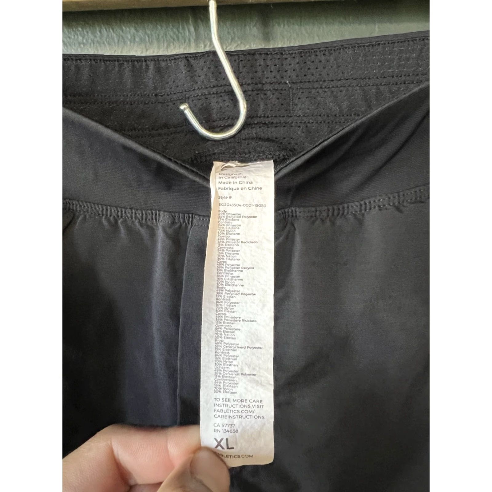 Fabletics Fabletics Men Athletic Shorts Black Lined Drawstring XL Regular (Activewear) Size US 36 / EU 52 - 3 Thumbnail