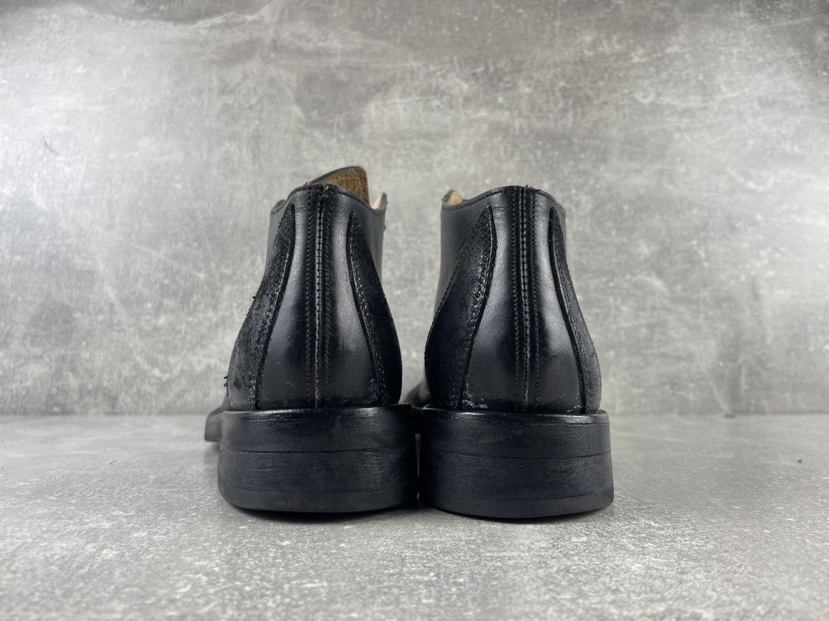 Other Avant Garde Vintage Black Leather Derby Boots Italian Made Size US 8 / EU 41 - 6 Thumbnail