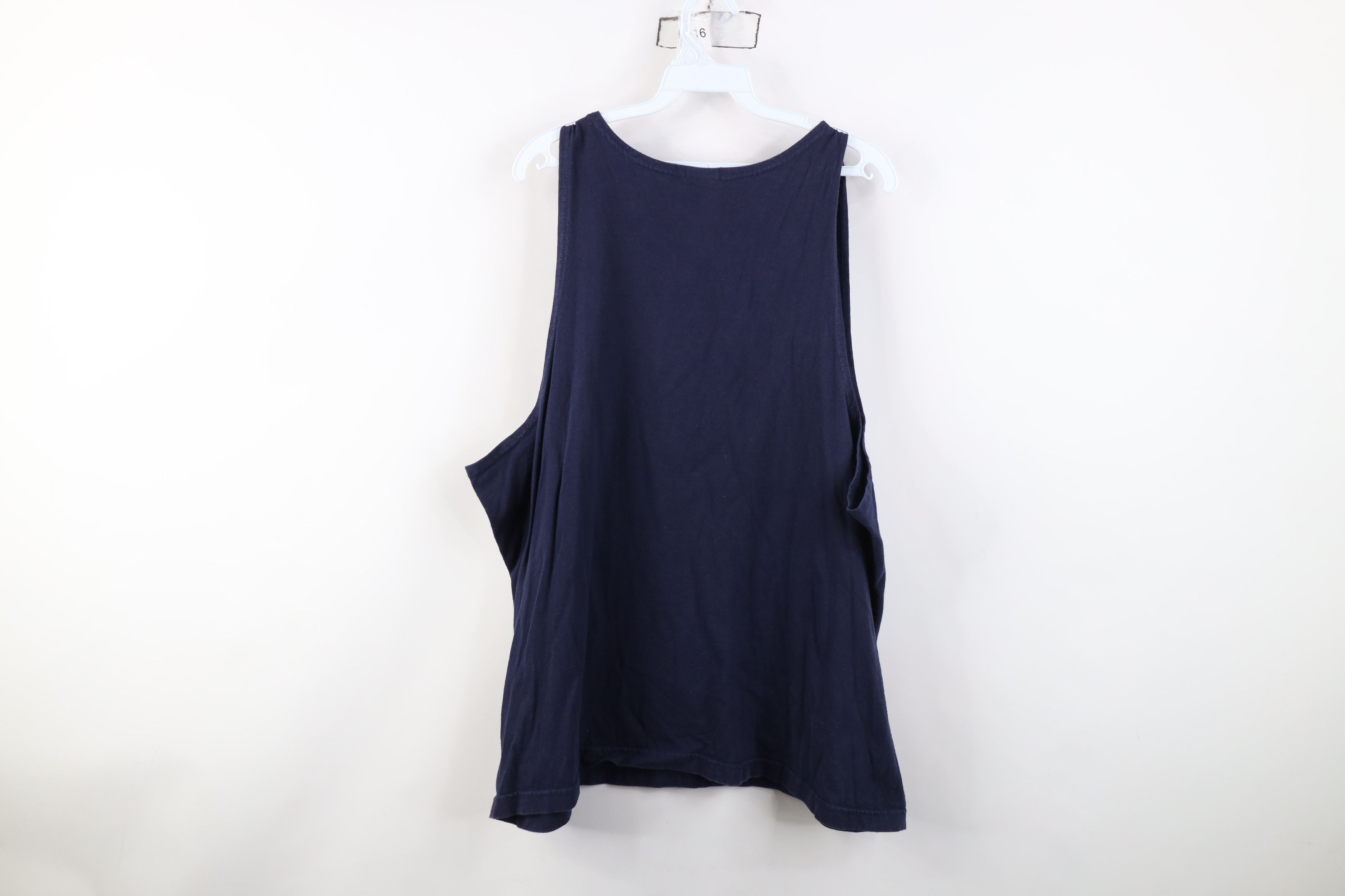Vintage Vintage 90s Streetwear Tank Top T-Shirt Navy Blue Cotton USA Size US XL / EU 56 / 4 - 8 Thumbnail