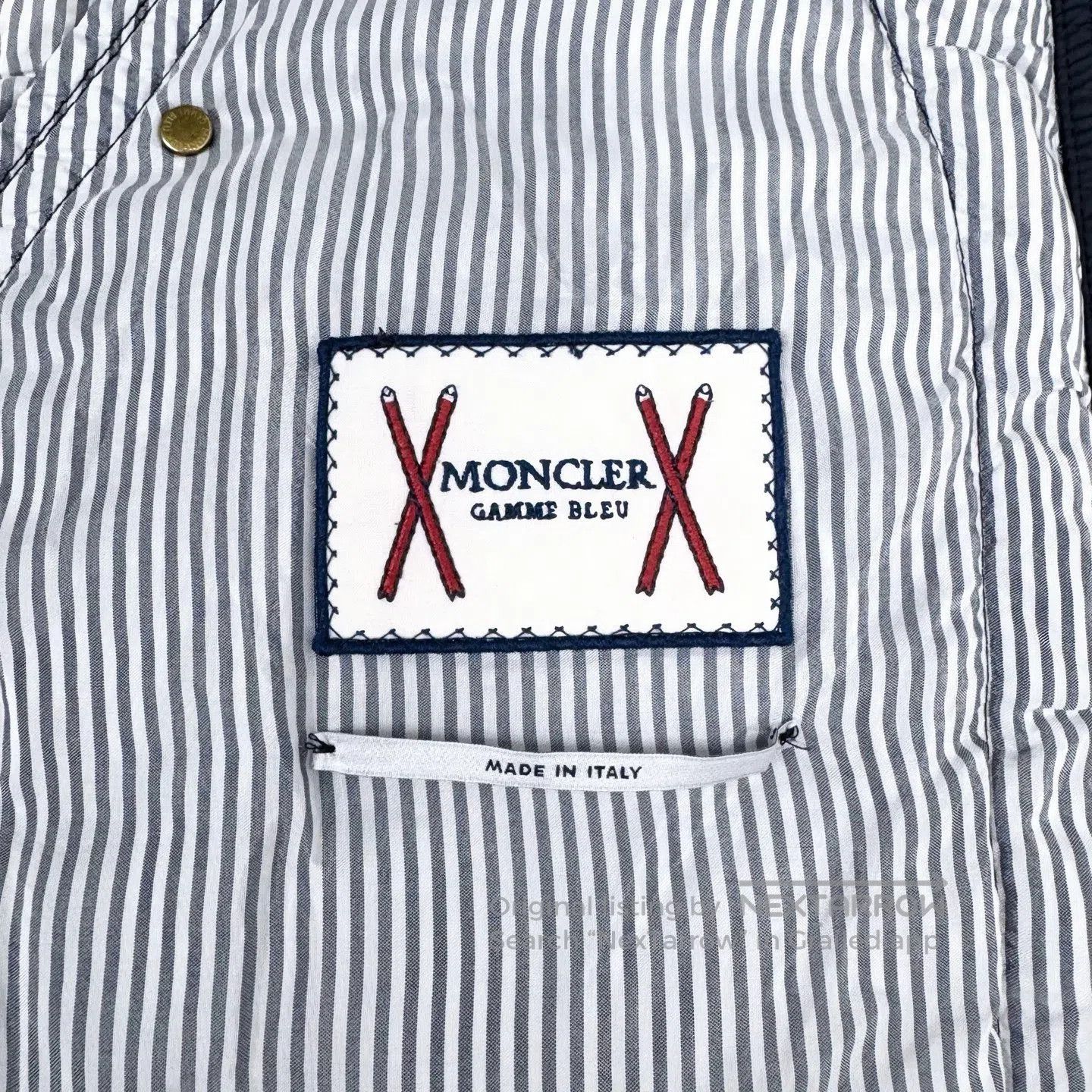 Moncler Moncler Inner Color Block Full-Print Sleeve Logo Goose Dow Size US L / EU 52-54 / 3 - 5 Thumbnail