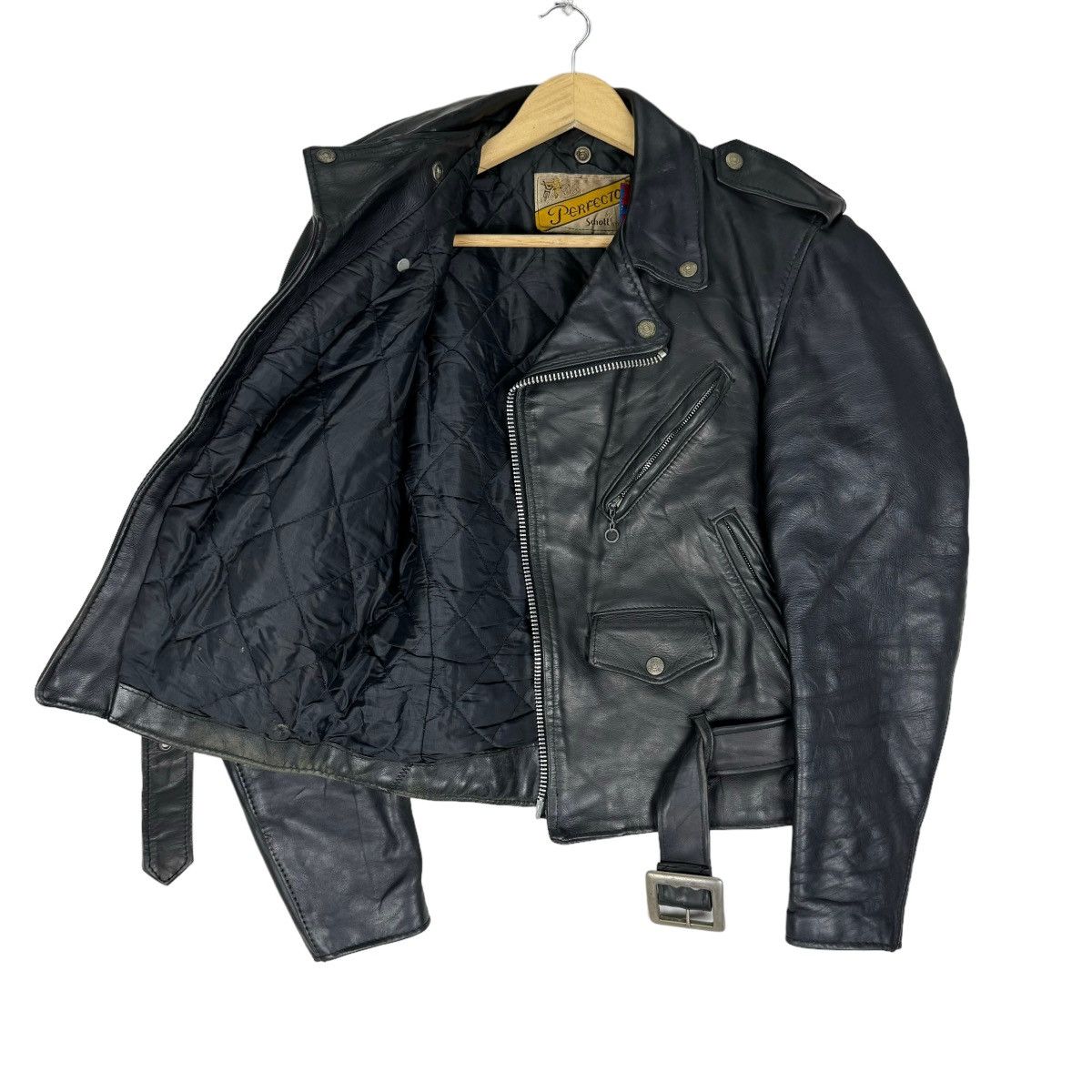 Schott ☀️SCHOTT PERFECTO 618 LEATHER JACKET Size US S / EU 44-46 / 1 - 10 Thumbnail