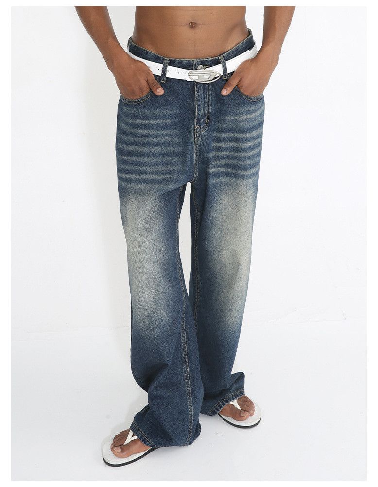 faded y2k hiphop baggy jeans