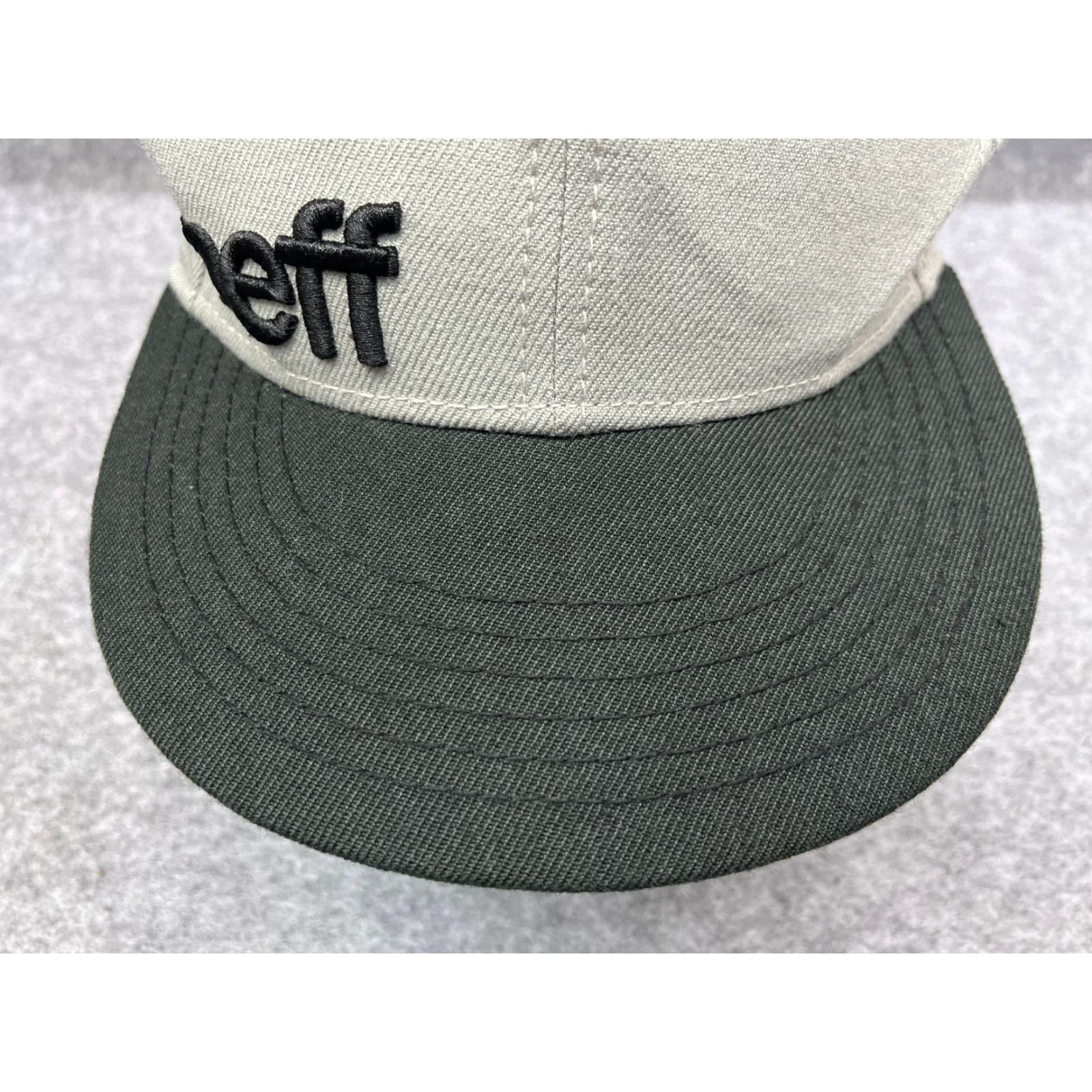 Vintage NEFF Hat Cap Snap Back Adult One Size Gray Black Acrylic Wool Blend Beach Navy Logo Hats Men One Size Size ONE SIZE - 3 Thumbnail