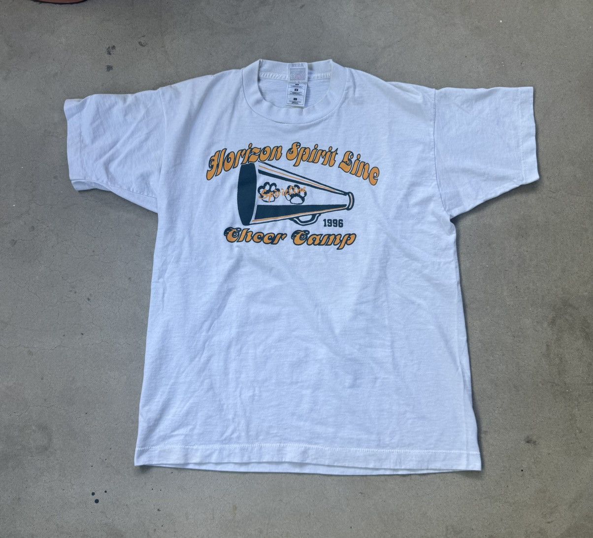 Vintage 96’ cheer t-shirt single stitch