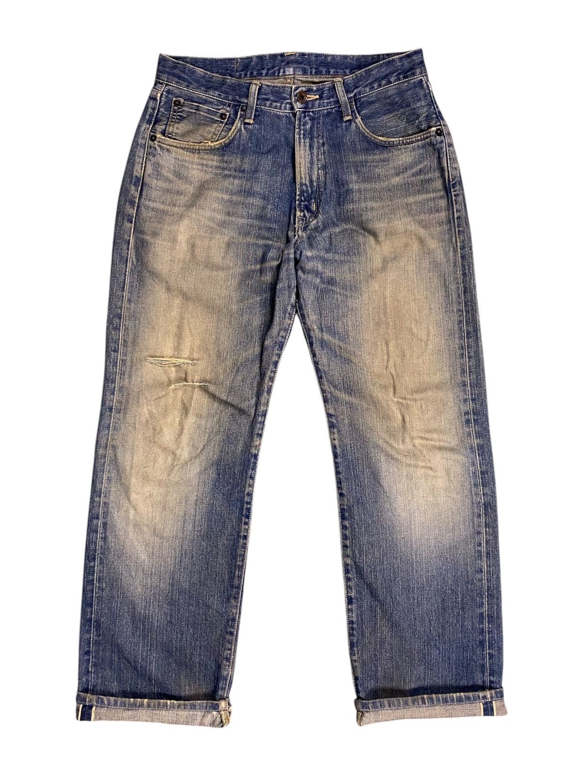 Edwin Edwin 505x 31x34 Selvedge Faded Jeans Size US 30 / EU 46 - 1 Thumbnail