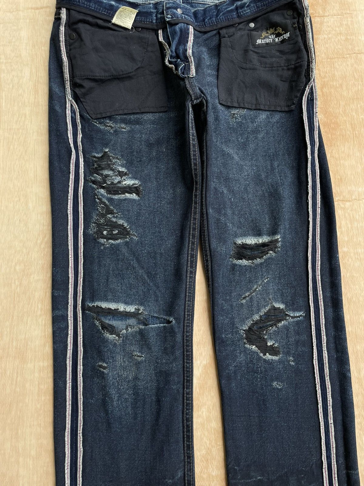 If Six Was Nine × Japanese Brand Distressed Denim Murder License Ifsixwasnine Size US 32 / EU 48 - 7 Thumbnail