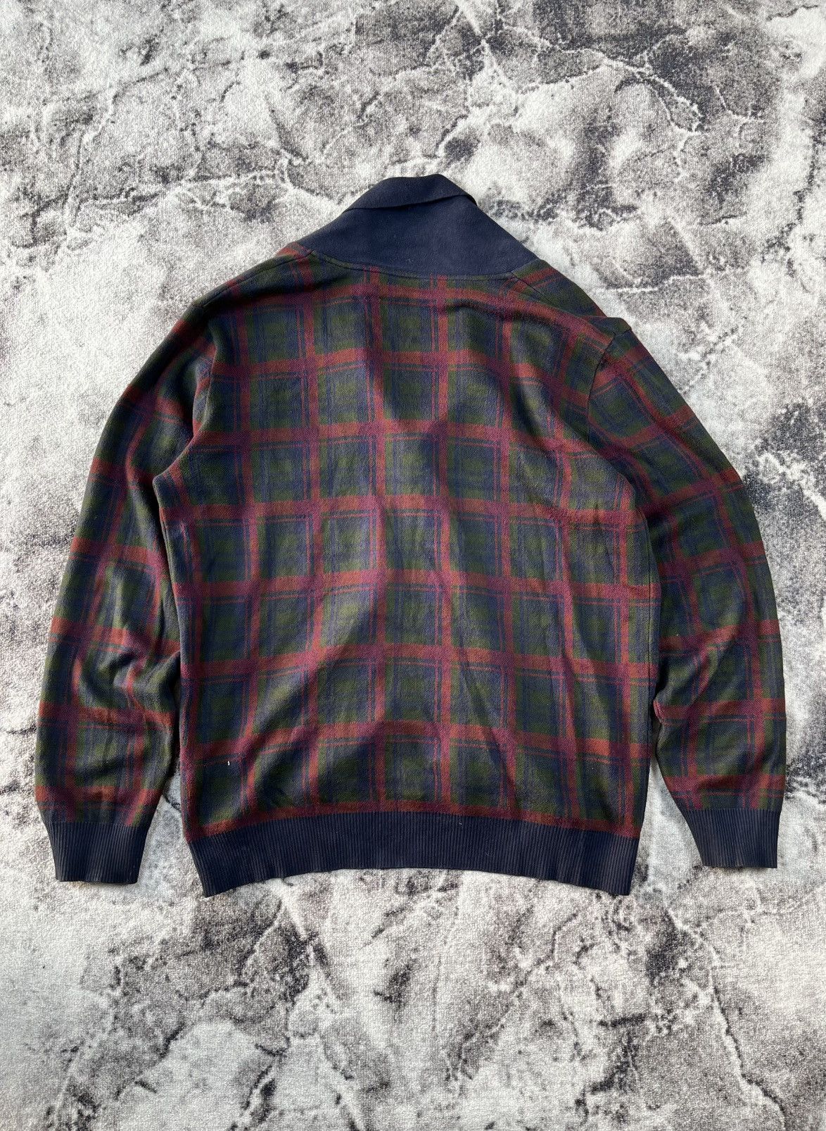 U.S. Polo Assn. US Polo Assn Shawl Collar Cardigan Plaid Logo XXL Size US XXL / EU 58 / 5 - 10 Thumbnail