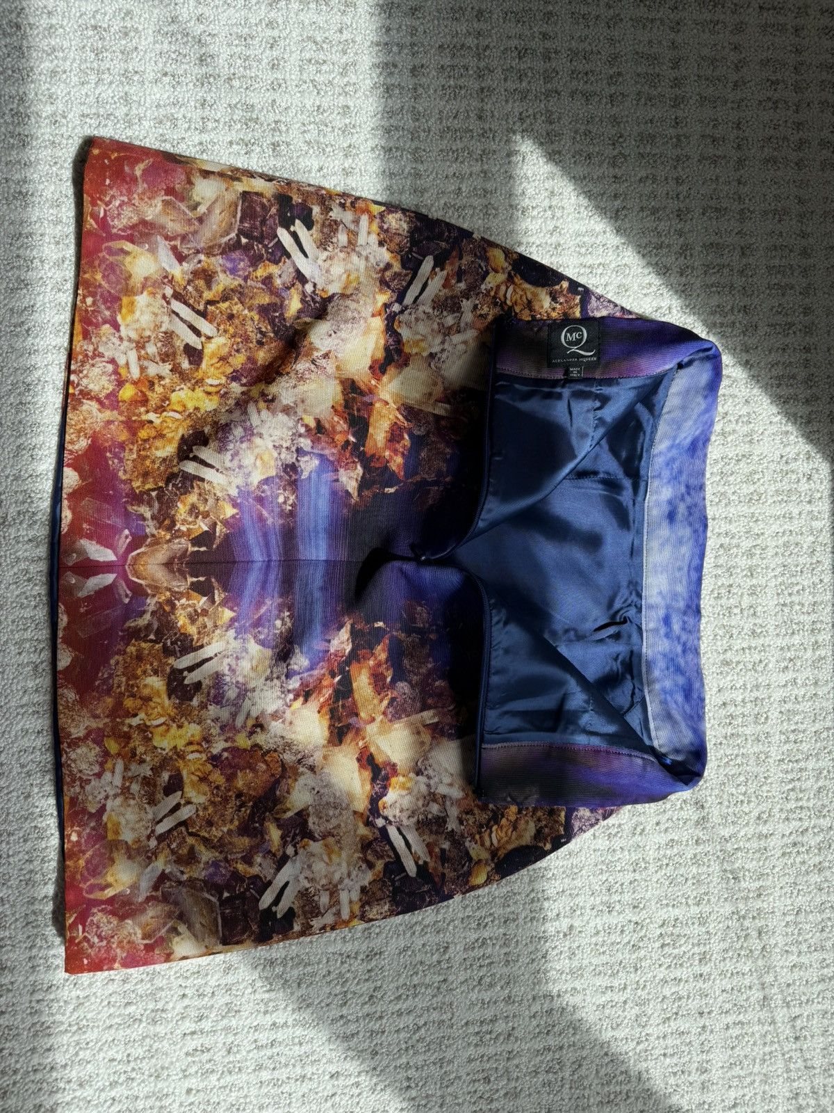 Alexander McQueen Alexander McQueen Kaleidoscope Crystal Print Mini Skirt Size 25" / US 0 / IT 36 - 4 Thumbnail