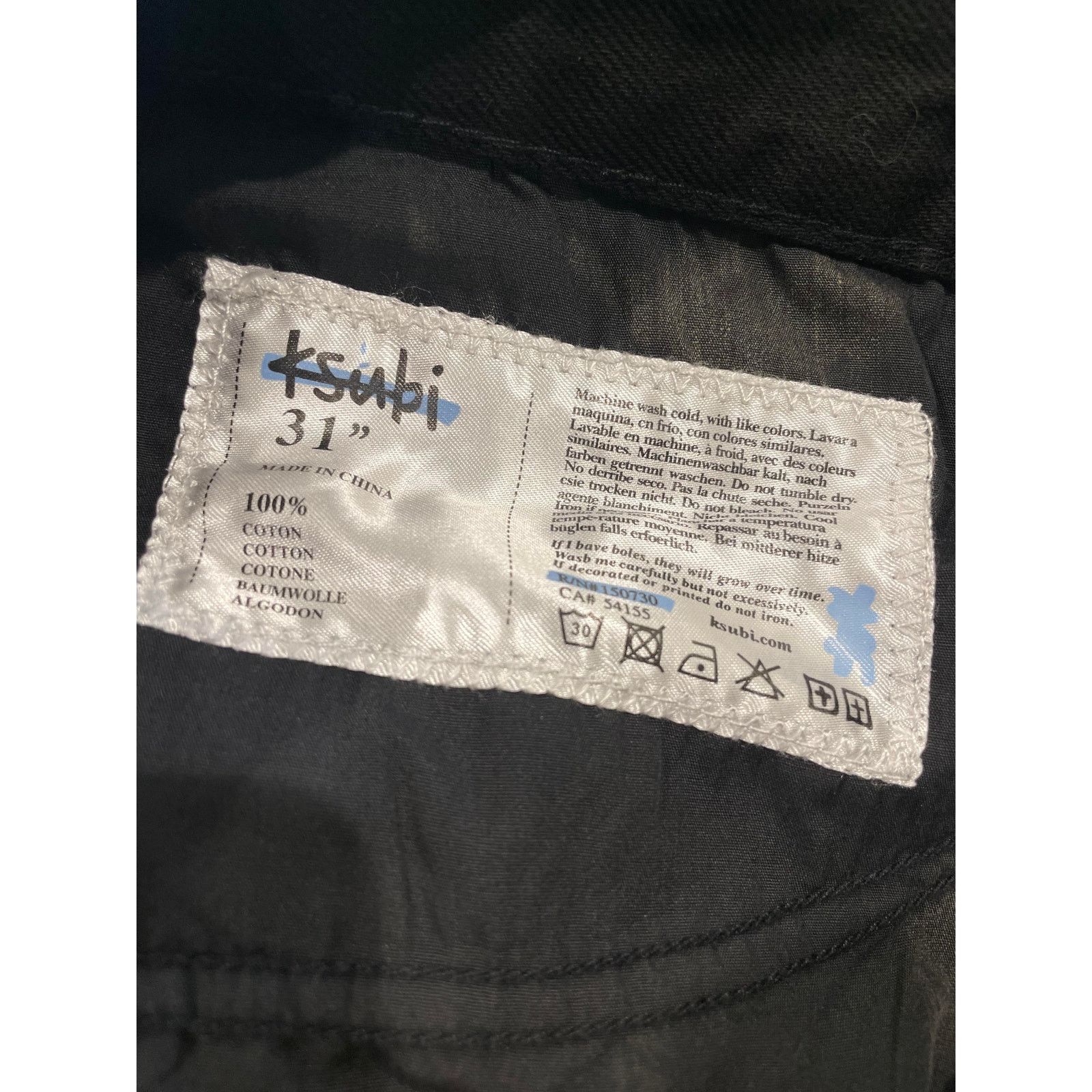 Ksubi Ksubi Bleached Black Jeans Size US 31 - 4 Thumbnail