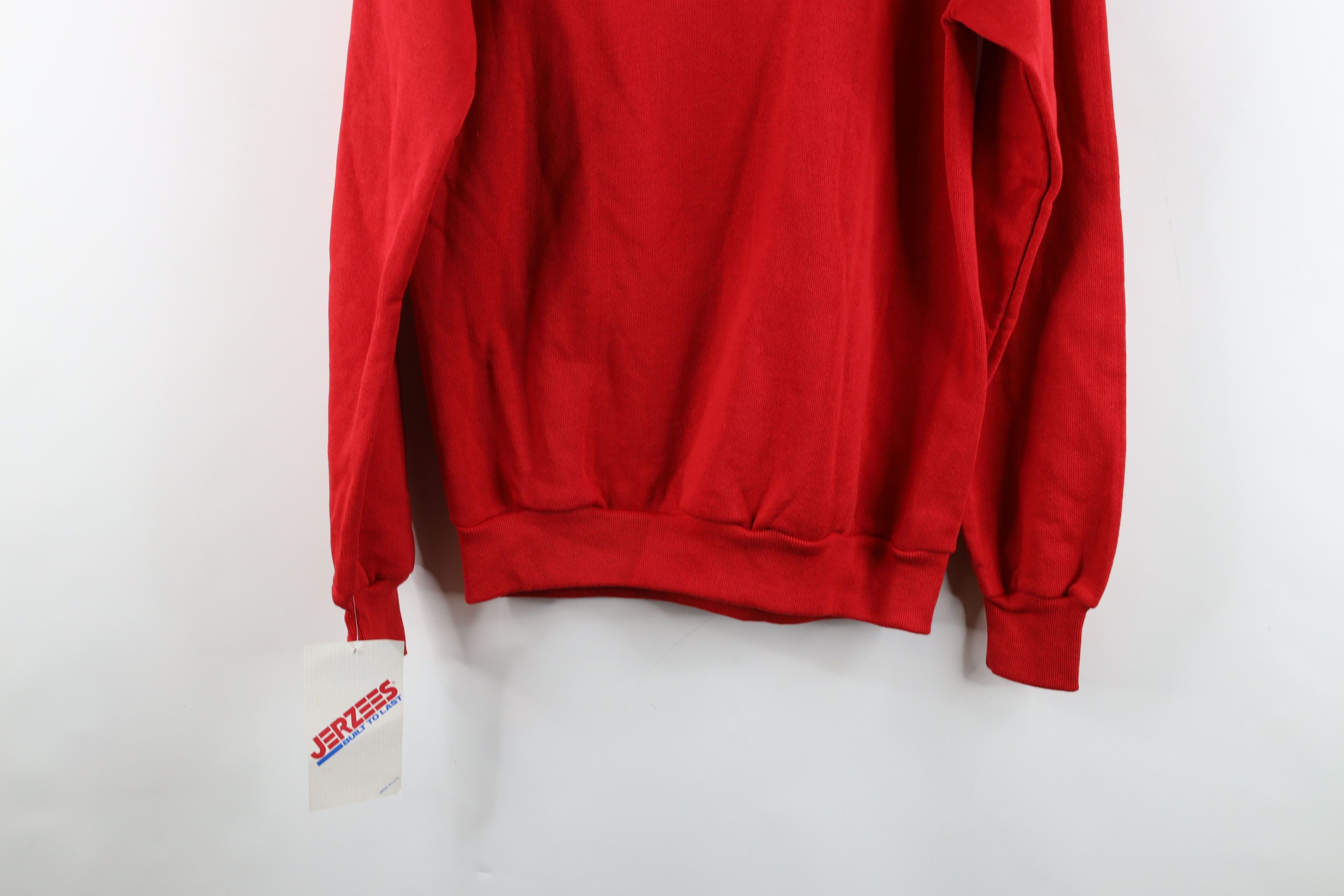 Vintage Deadstock Vintage 90s Streetwear Crewneck Sweatshirt Red USA Size US M / EU 48-50 / 2 - 12 Thumbnail