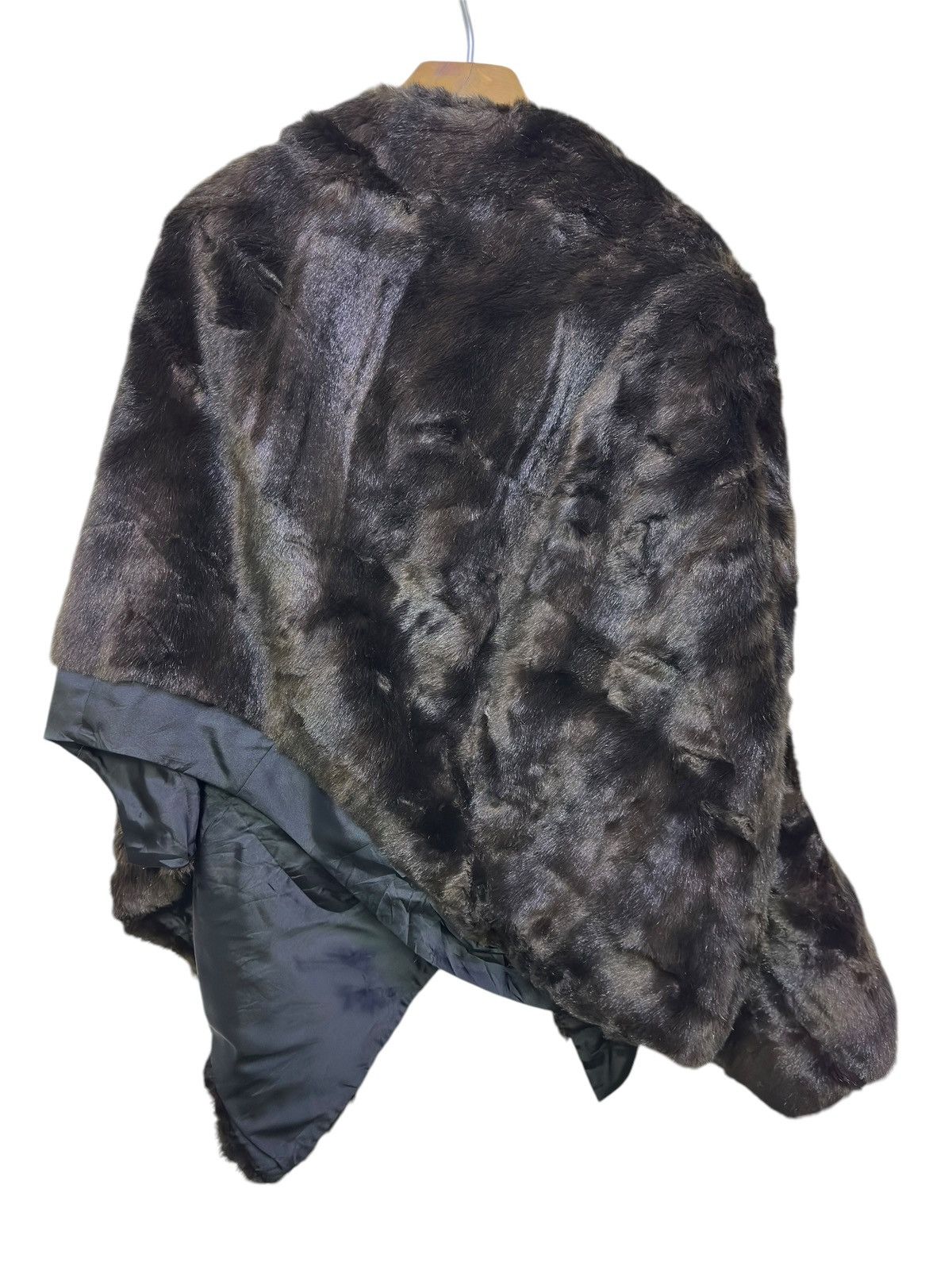 Comme des Garcons AD2004 COMME des GARCONS Faux Fur Asymmetry Jacket Size US L / EU 52-54 / 3 - 5 Thumbnail