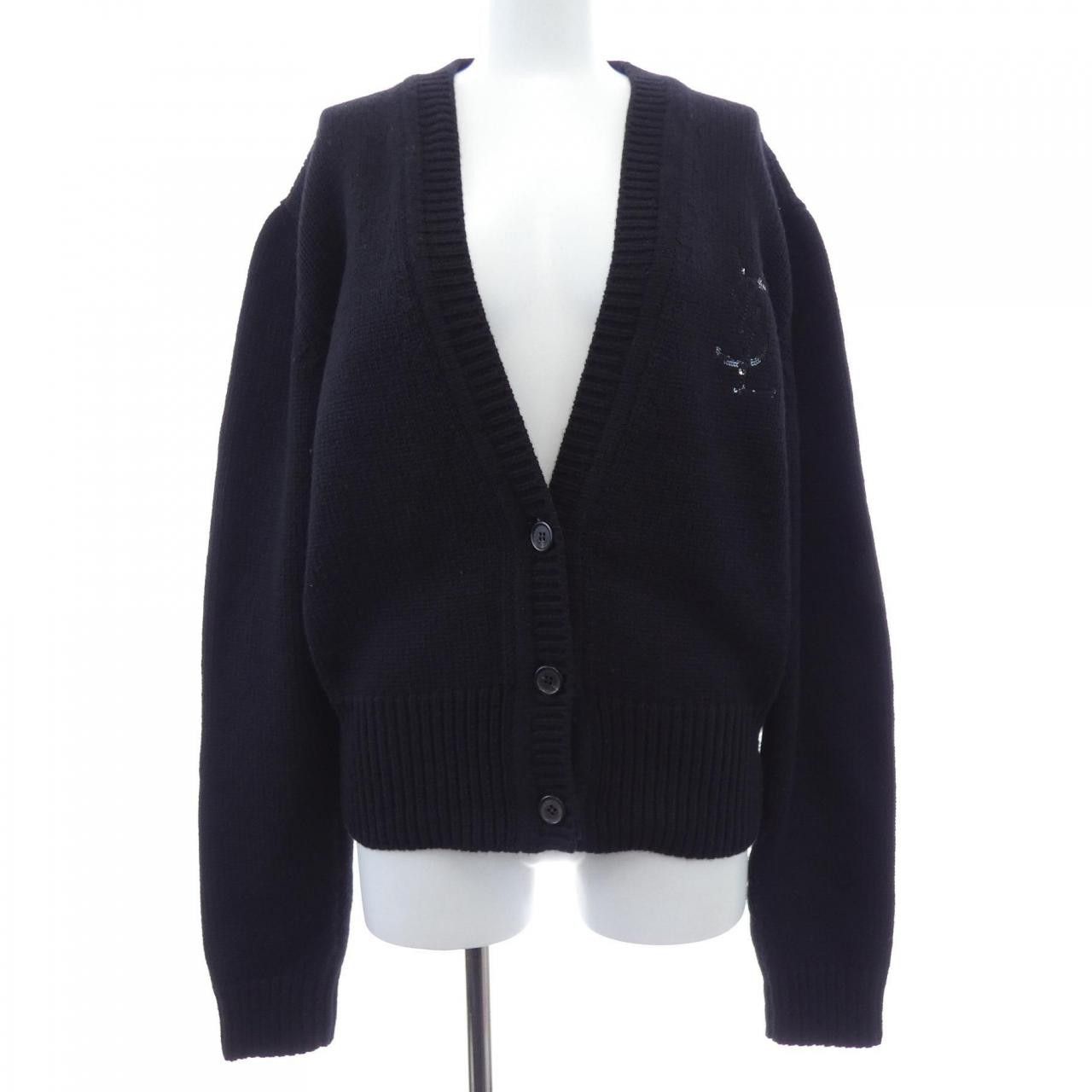 Yves Saint Laurent Yves Saint Laurent Saint Laurent Cashmere Cardigan Textile Tops 670116 DUTY FREE for USA Size ONE SIZE - 1 Thumbnail