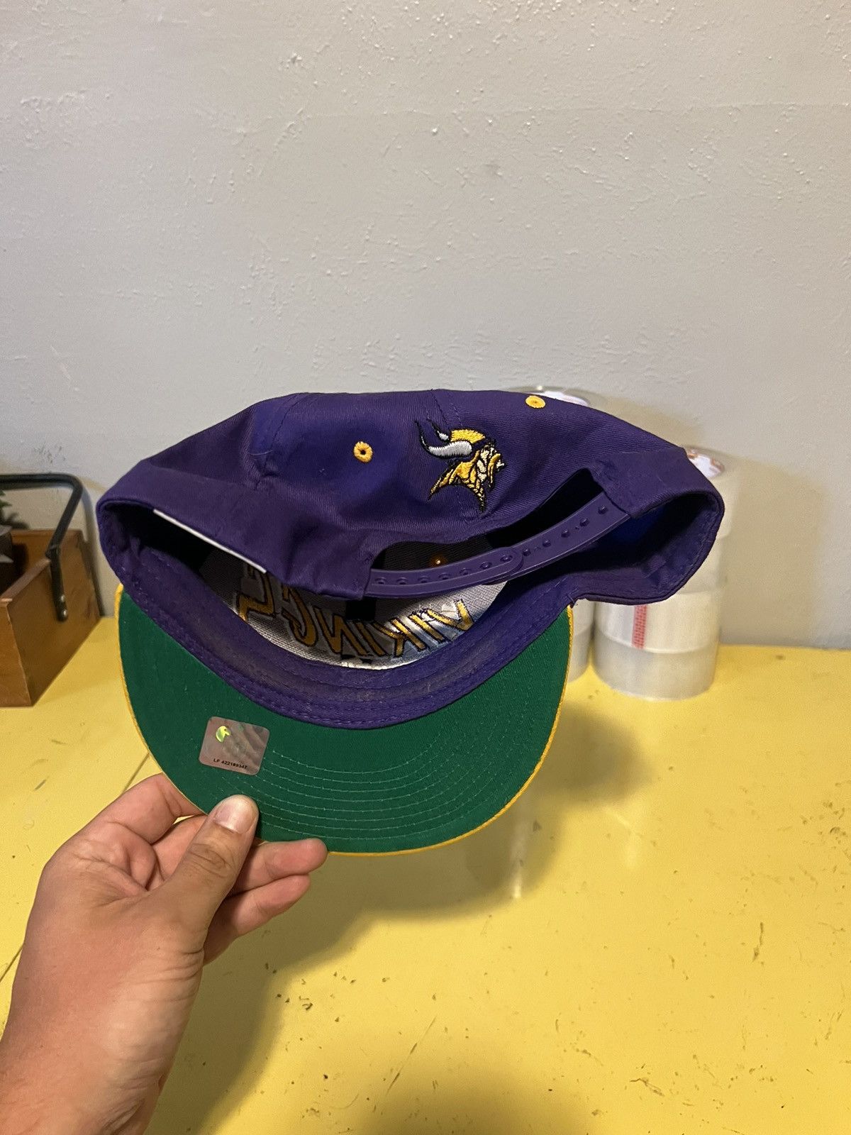 NFL × Vintage Vintage Minnesota Vikings Hat Size ONE SIZE - 5 Thumbnail