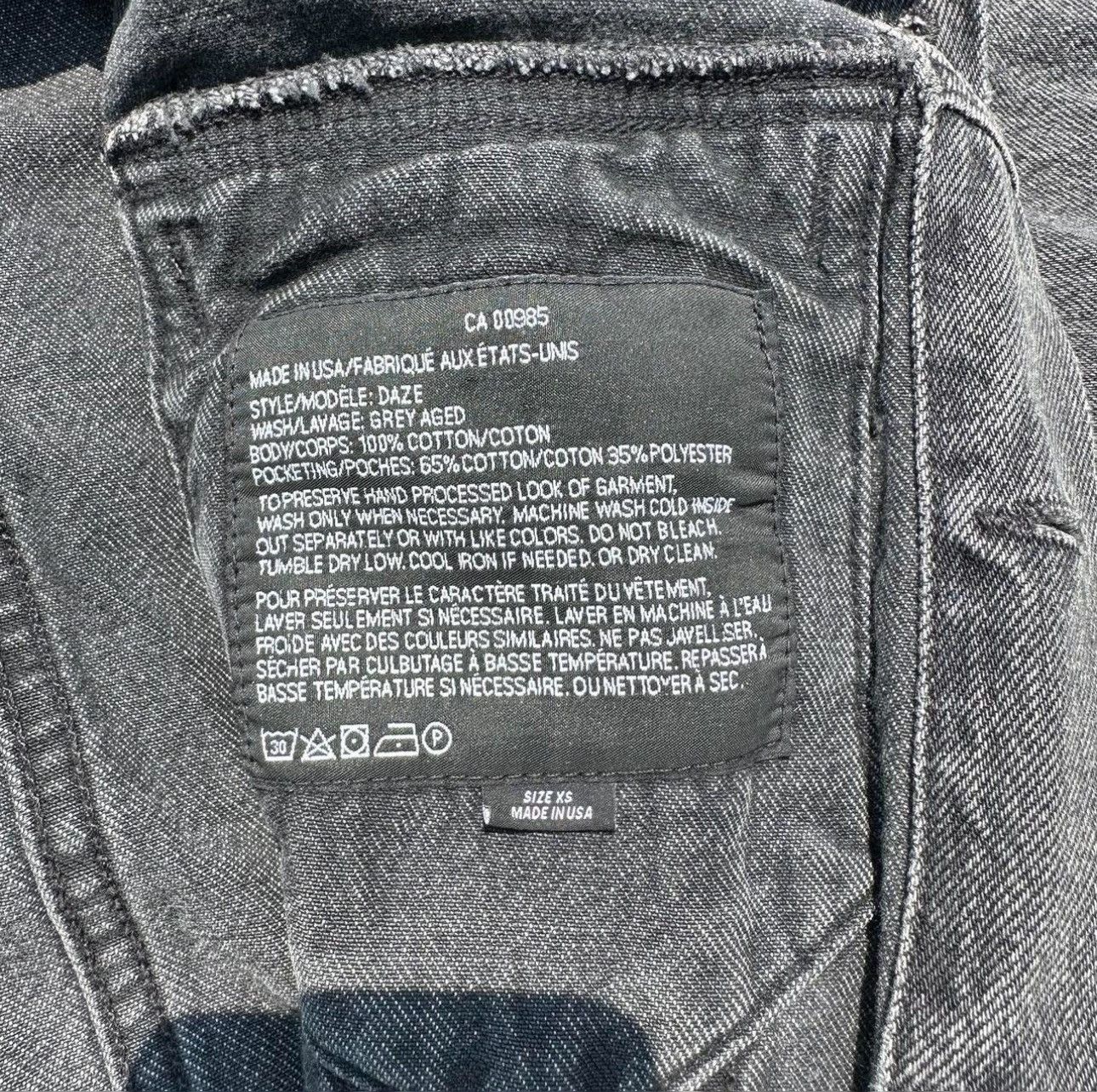 Alexander Wang Alexander Wang - Type III Denim Jacket (Black) Size XS / US 0-2 / IT 36-38 - 3 Thumbnail