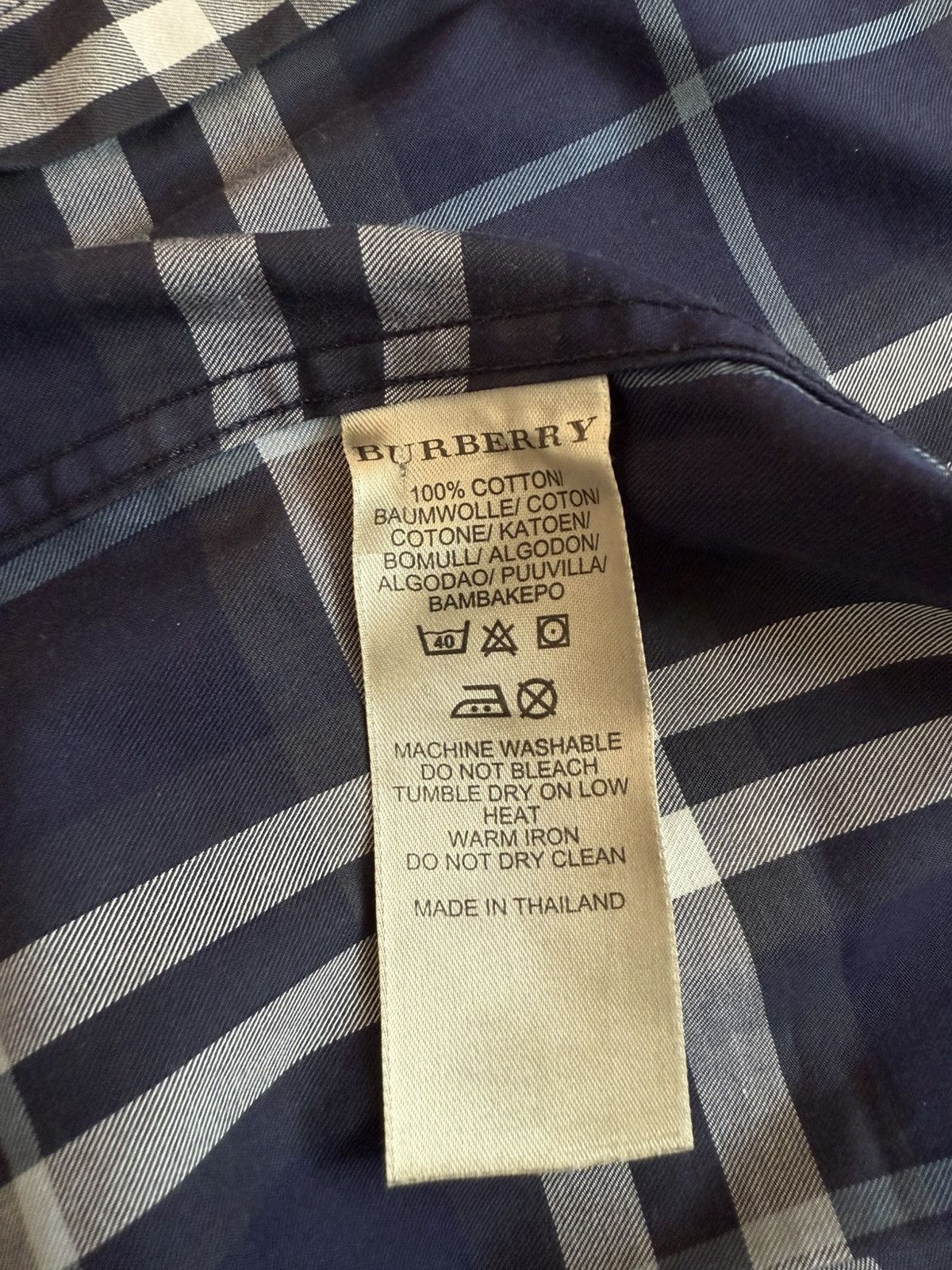 Burberry Burberry London Button Down Shirt Size US L / EU 52-54 / 3 - 3 Thumbnail