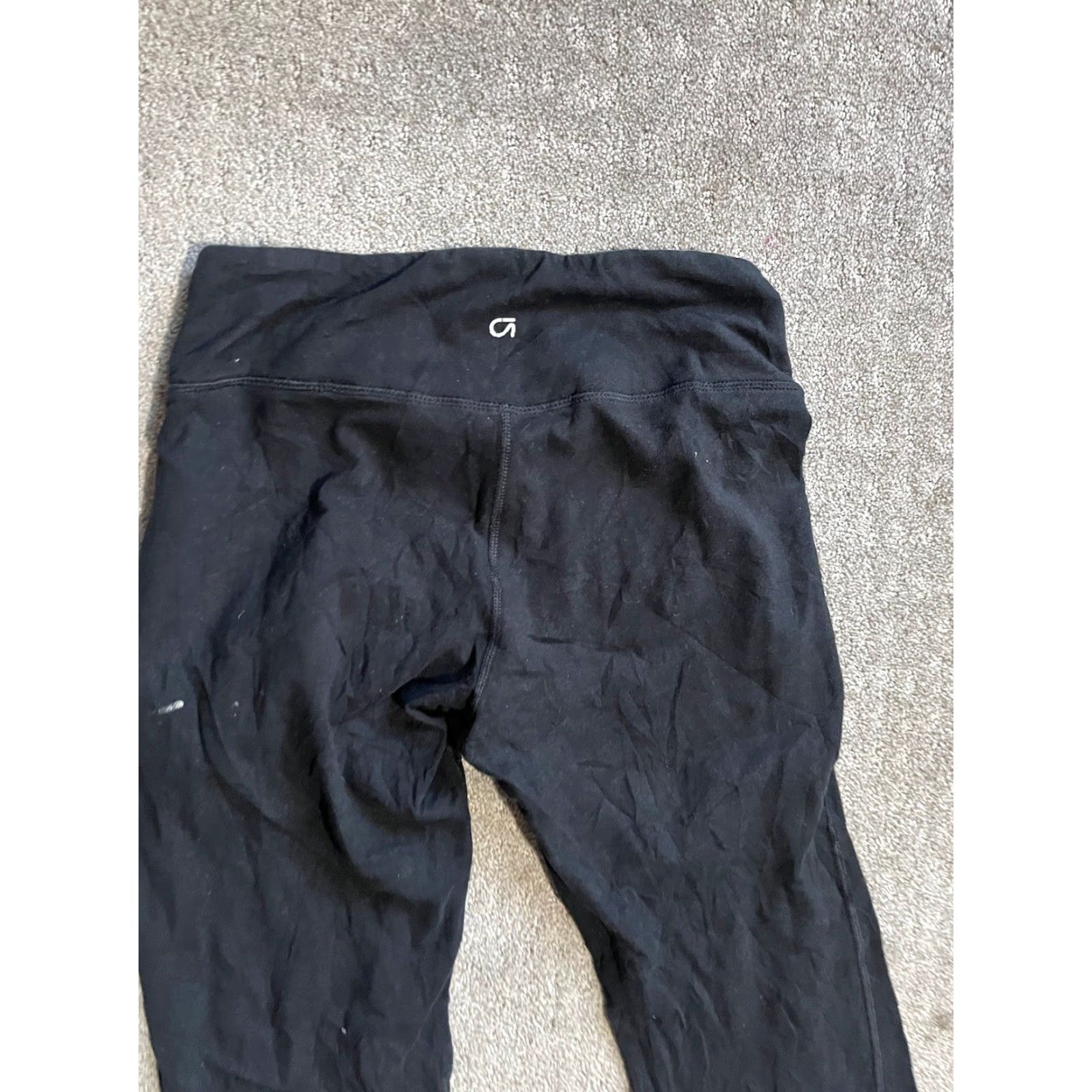Gap GAPFIT Black Performance Cotton Leggings Womens Small Compression Athletic Yoga Gym Size 28" / US 6 / IT 42 - 2 Thumbnail