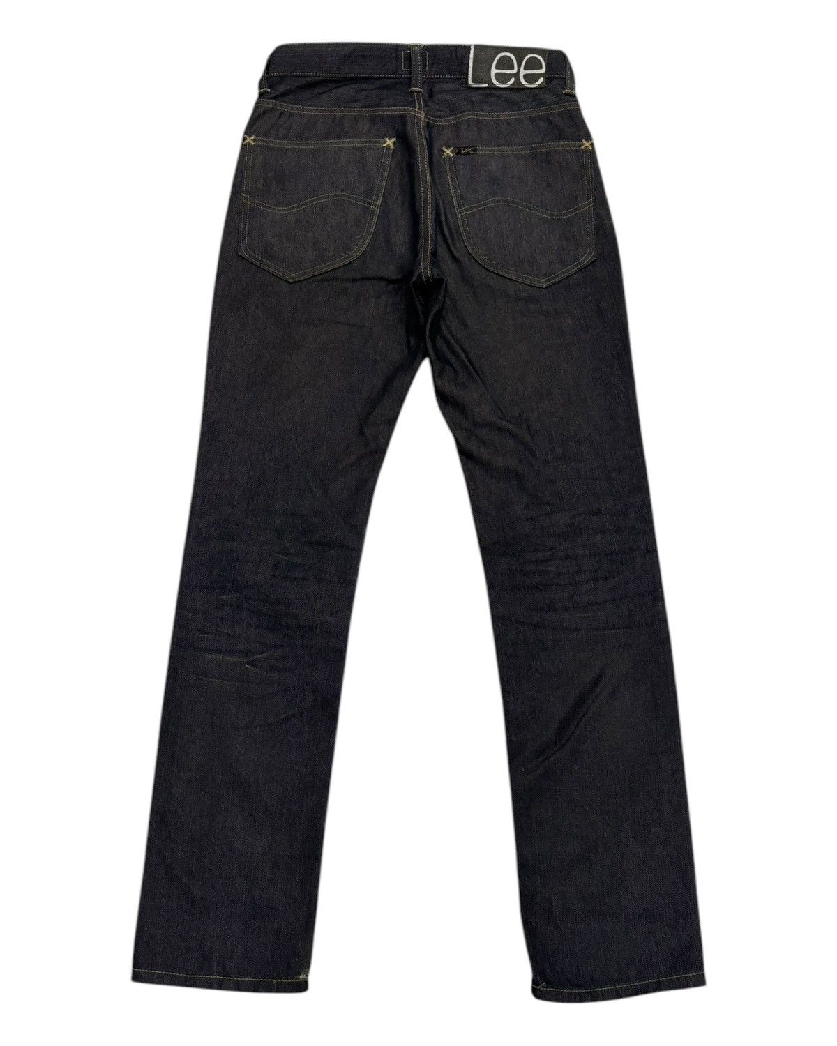 Lee 🔥LEE 101 BLACK JEANS SLIM STRAIGHT DISTRESSED JEAN Size US 29 - 2 Thumbnail