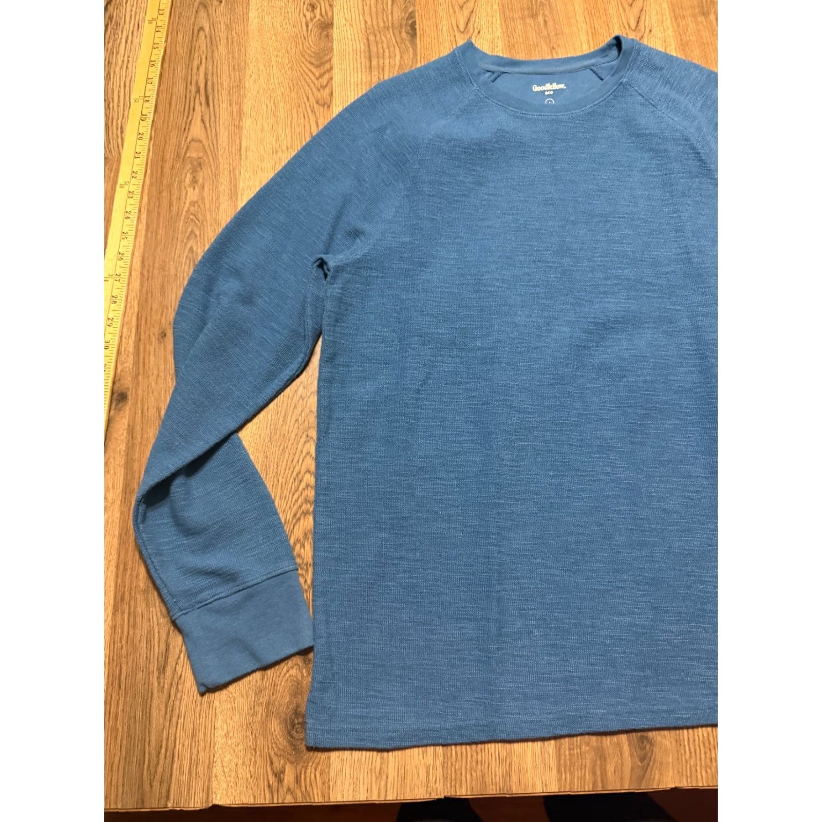 Vintage Goodfellow & Co. Sweater Mens Large Blue Crewneck Pullover Size US L / EU 52-54 / 3 - 3 Thumbnail