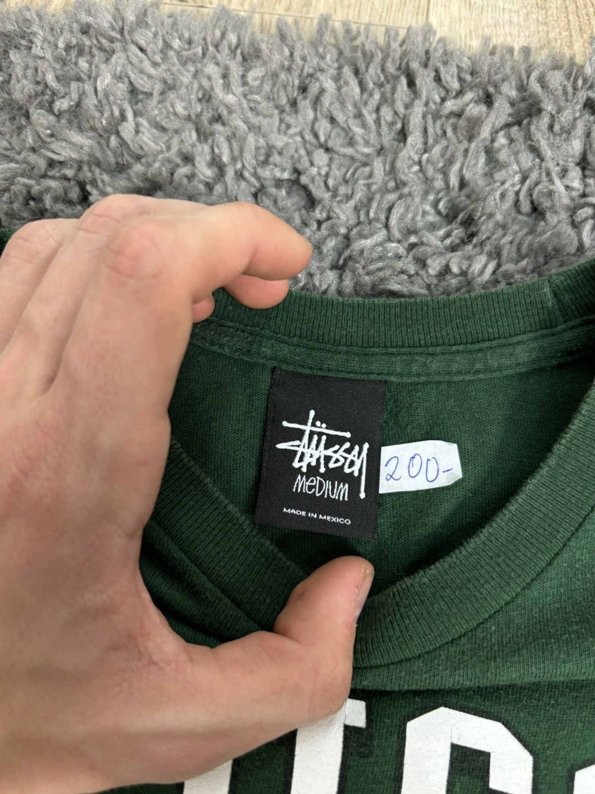 Designer × Stussy Trendy Hype Big Logo Stussy Spell Out Streetwear Y2K Size US M / EU 48-50 / 2 - 5 Thumbnail