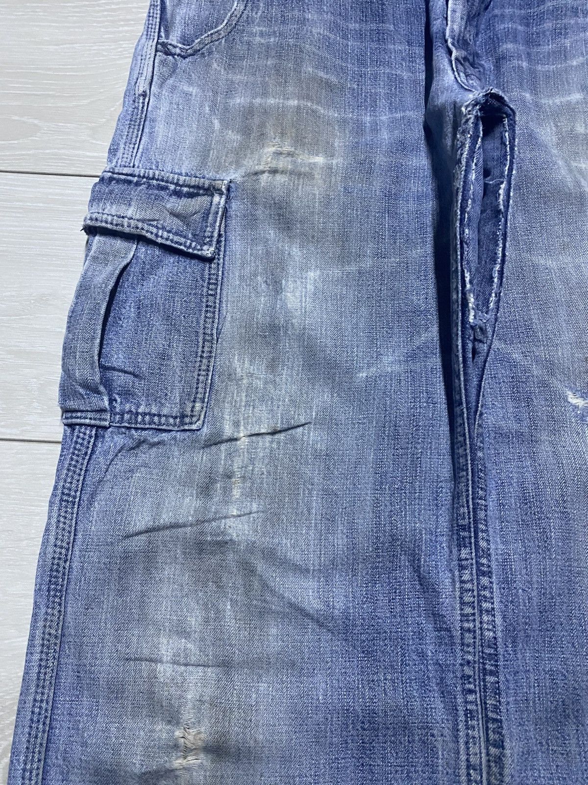 Big John Vintage Big john Workwear Cargo Baggy Pants Size US 33 - 7 Thumbnail