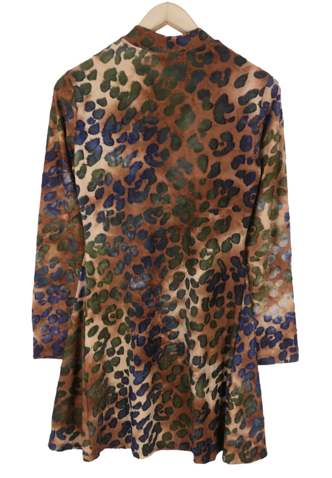 Desigual VEST FELINA XL Brown Animal Print Dress 89017 Size XL / US 12-14 / IT 48-50 - 5 Thumbnail