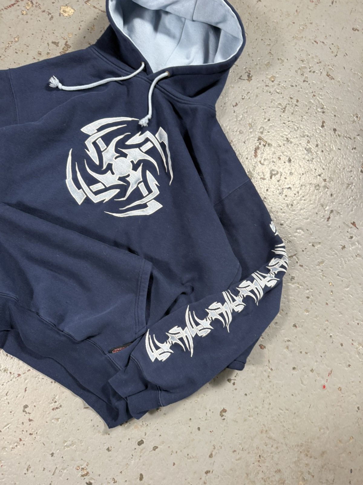 Other Insane Y2k Neo Tribal Sapphire Lounge Hoodie Size US XL / EU 56 / 4 - 3 Thumbnail