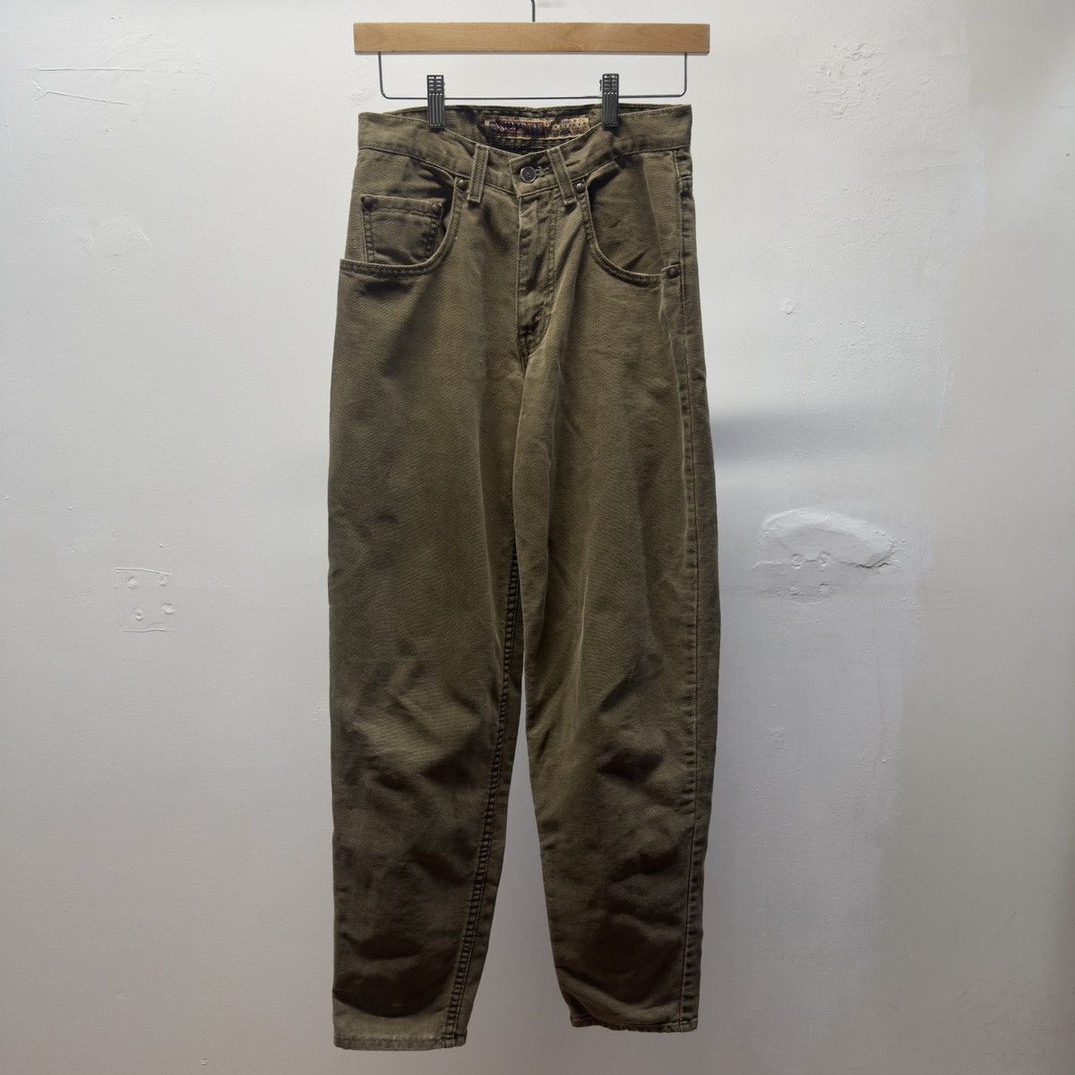 Levi's 90s Levi's Silvertab Baggy Jeans Green ERD Grunge Skater Size US 28 / EU 44 - 2 Thumbnail