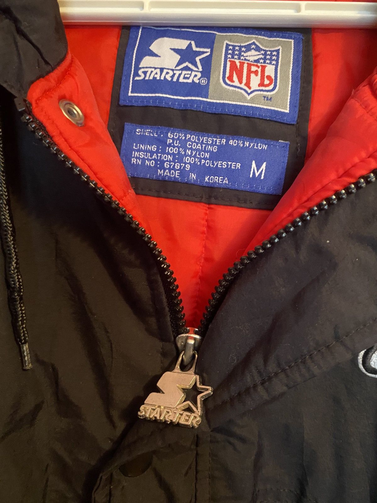 Starter × Stussy Kansas City Chiefs Vintage 90’s Starter Bomber Hooded Jacket Size US M / EU 48-50 / 2 - 9 Thumbnail