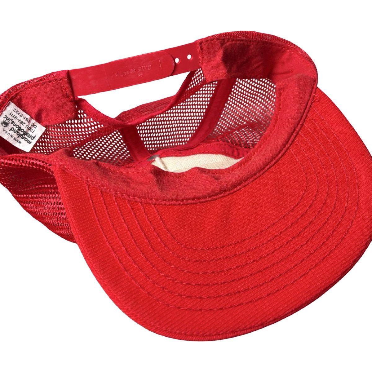 Other Vintage 80s Alpha Anarchy Trucket Cap Red White Snap OS Size ONE SIZE - 6 Thumbnail