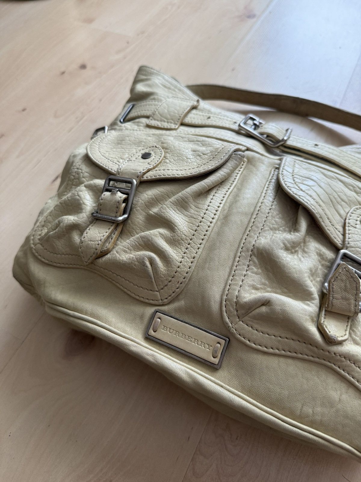 Burberry Burberry London Vintage leather tote bag Size ONE SIZE - 4 Thumbnail