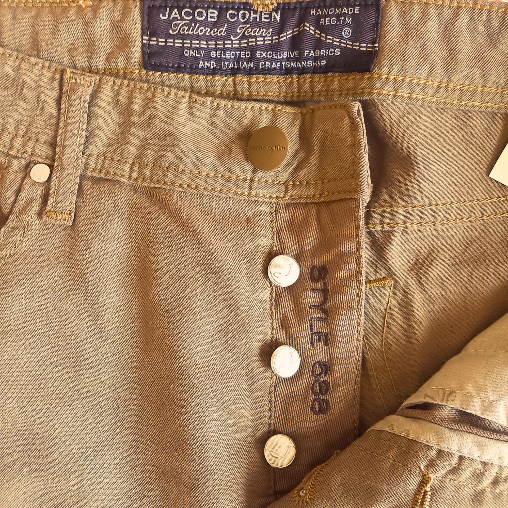 Jacob Cohen Jacob Cohen J688 Bard Virgin Wool Pants 32 Handmade NWT Size US 32 / EU 48 - 4 Thumbnail