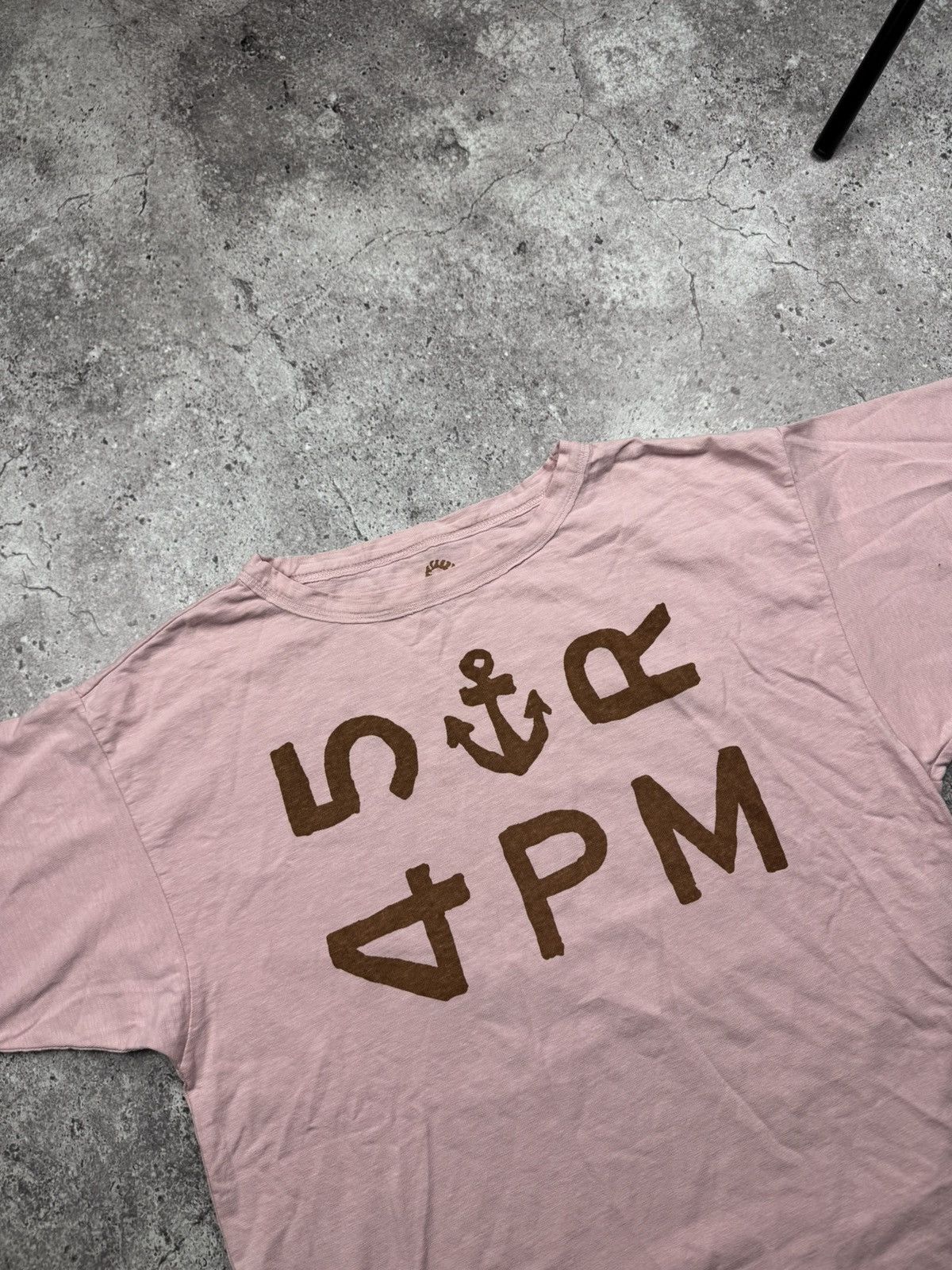 45rpm 45 RPM Anchor Y2K Vintage T Shirt Pink Made In Japan Size US M / EU 48-50 / 2 - 3 Thumbnail