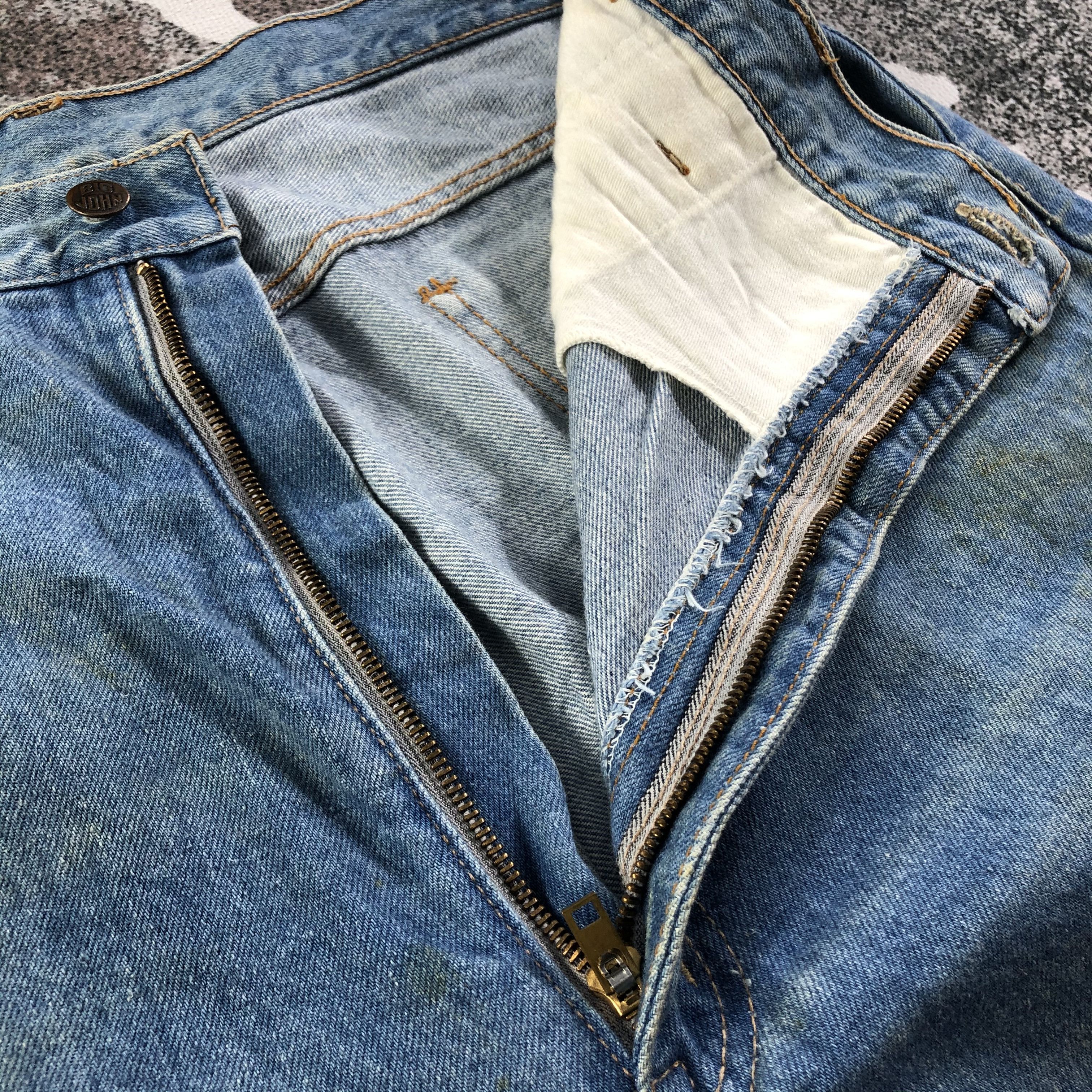 Big John Vintage Big John Jeans Dirty Wash Denim KJ1663 Size US 38 / EU 54 - 7 Thumbnail