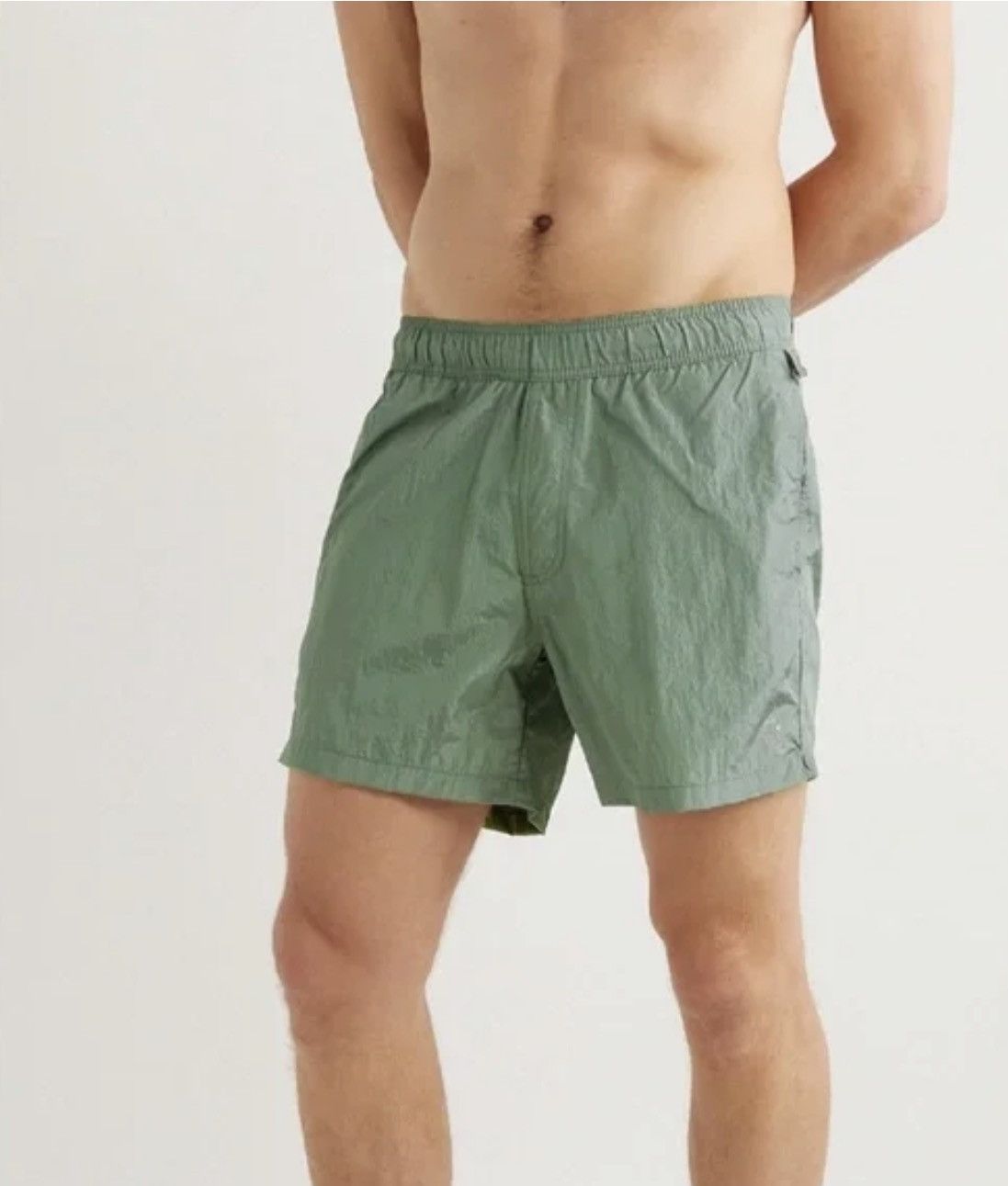 Onia Onia Nylon Crinkle Multi Functional Shorts in Pine Size US 32 / EU 48 - 1 Thumbnail