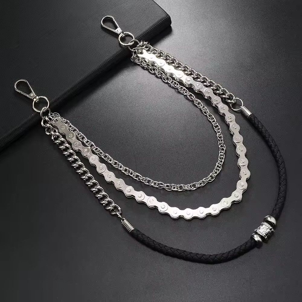 Other Punk Style Leather Bicycle Chain Size ONE SIZE - 3 Thumbnail