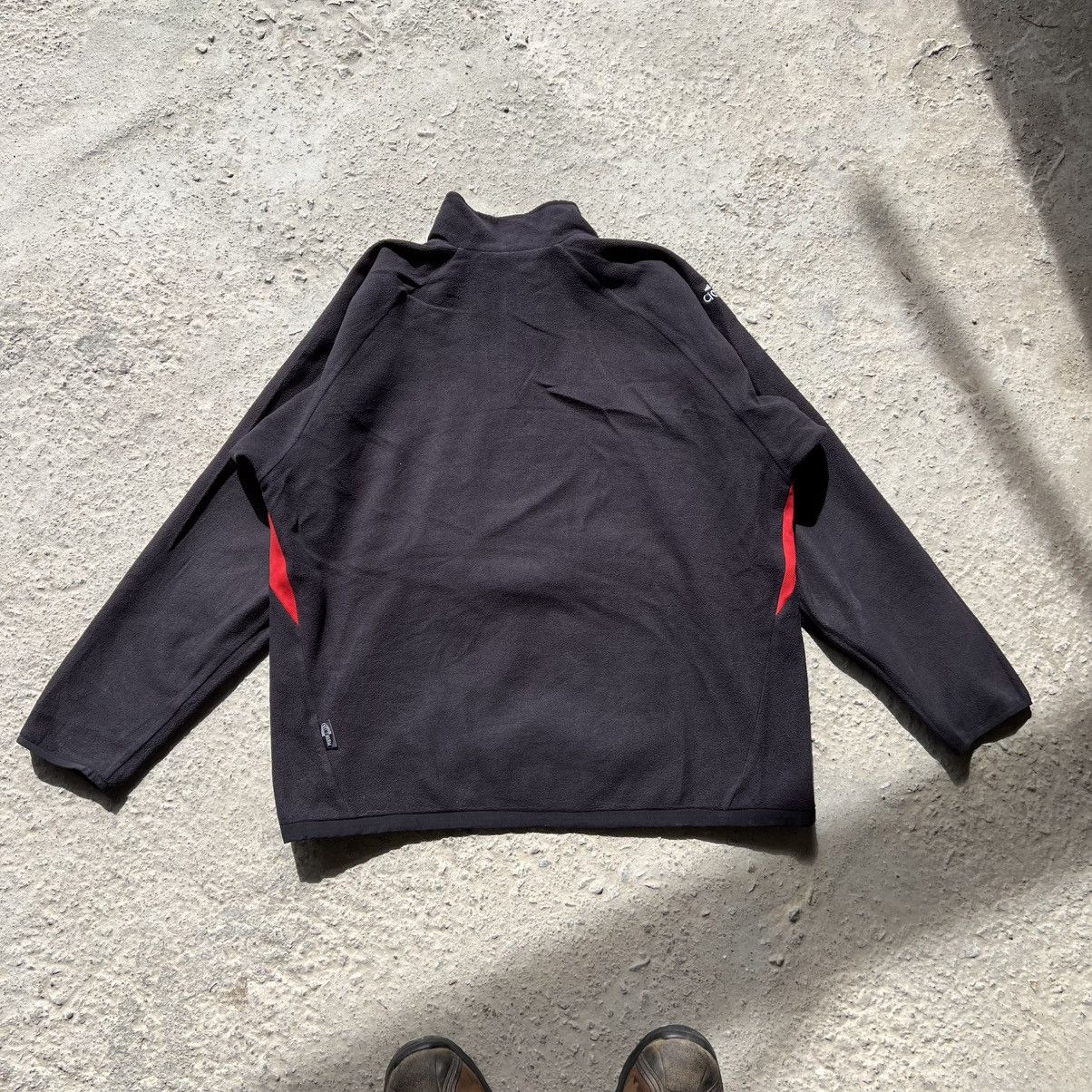 Adidas Vintage Adidas AC Milan Reversible Fleece / Nylon Jacket Size US L / EU 52-54 / 3 - 15 Thumbnail