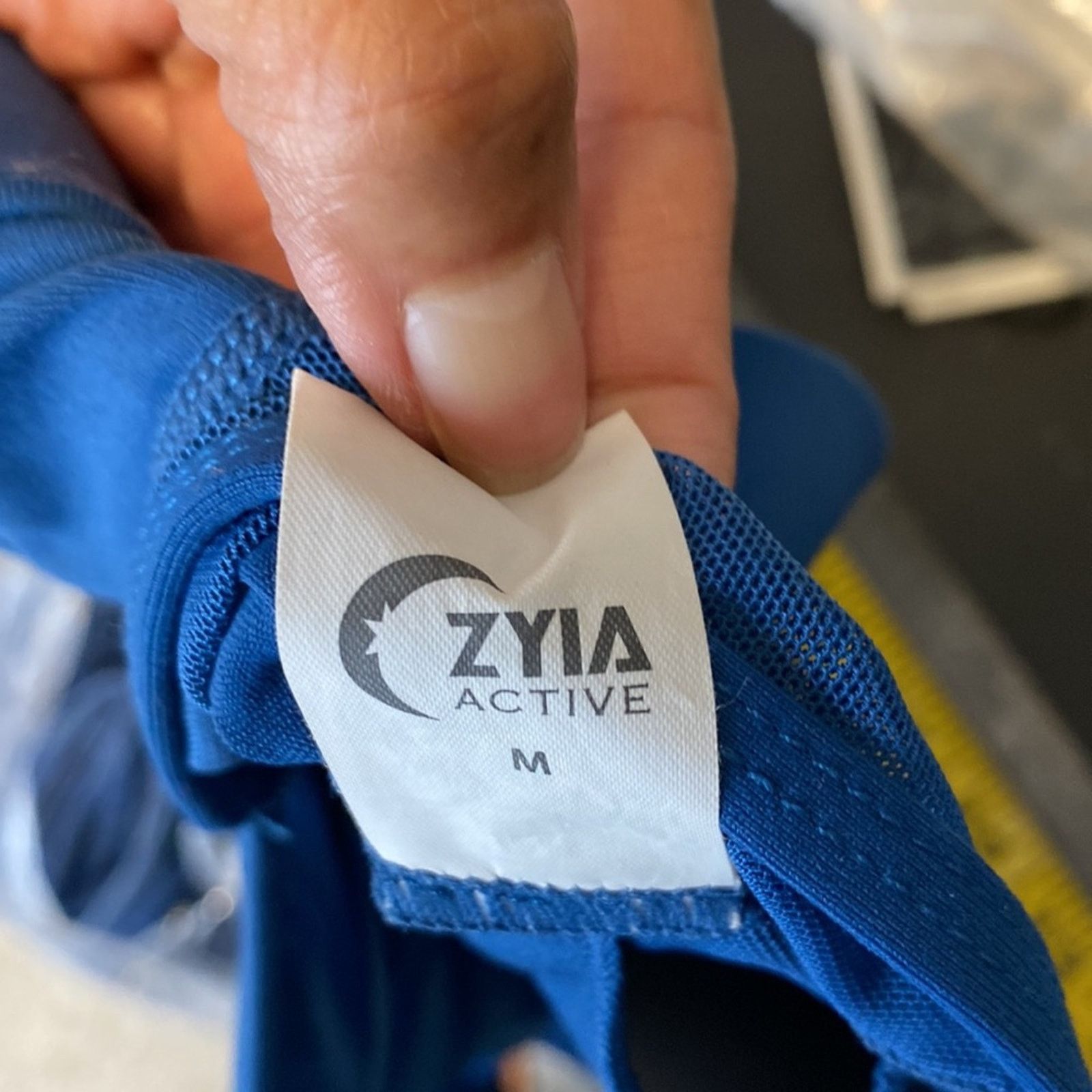 Other Zyia Active All Star Bra Teal Blue athletic sports bra sz M Size ONE SIZE - 4 Thumbnail