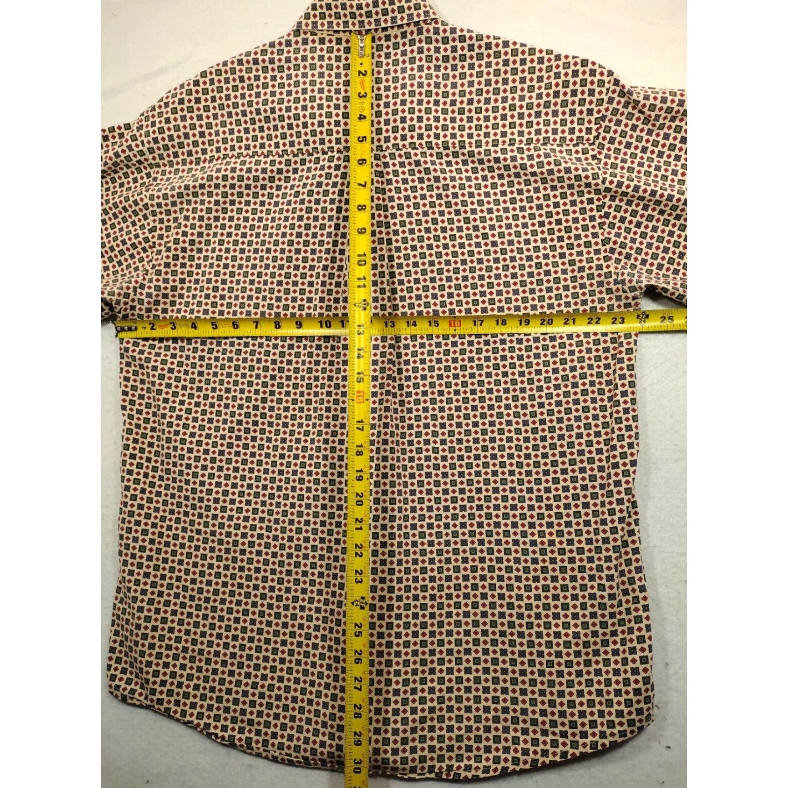Wrangler WRANGLER Button Up Geometric Shirt Mens XL Long Sleeve Collared Casual Multicolor Western Size US XL / EU 56 / 4 - 6 Thumbnail