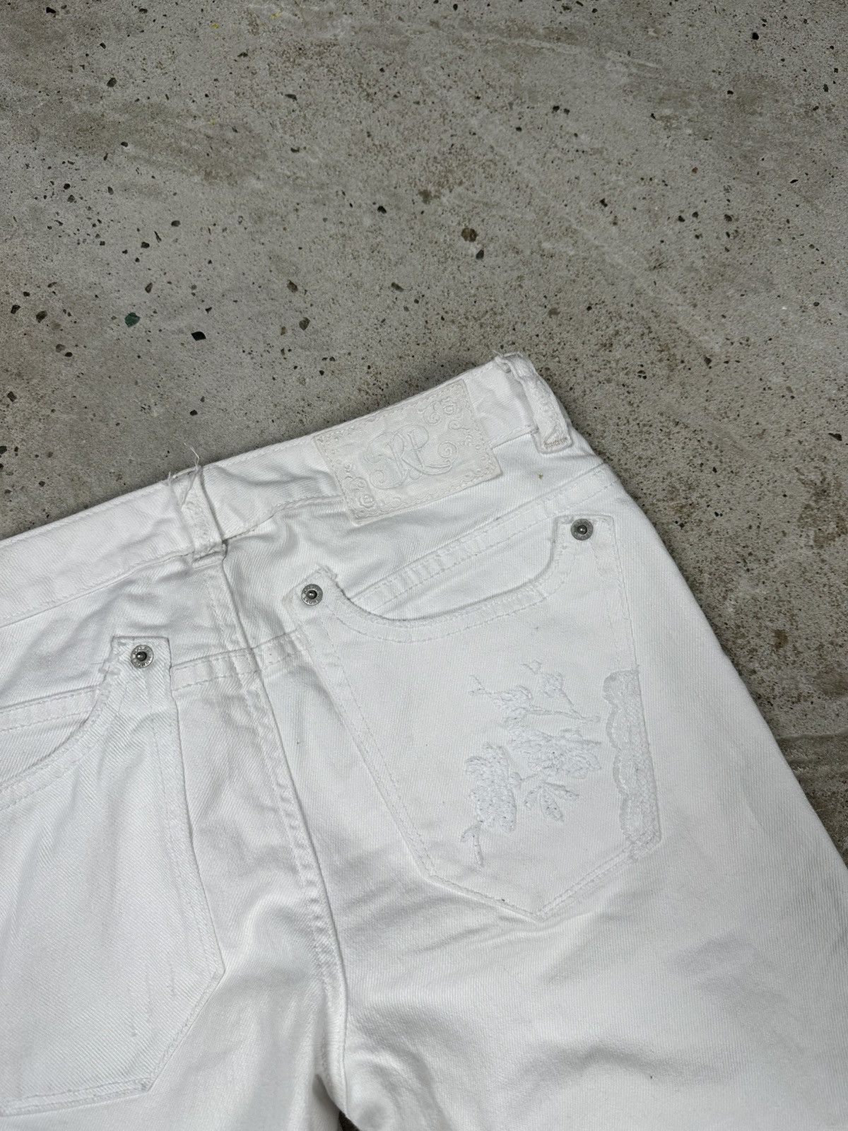 Polo Ralph Lauren × Vintage Vintage Y2K Ralph Lauren Reworked Patched Denim Pants Jeans Size US 27 - 18 Thumbnail