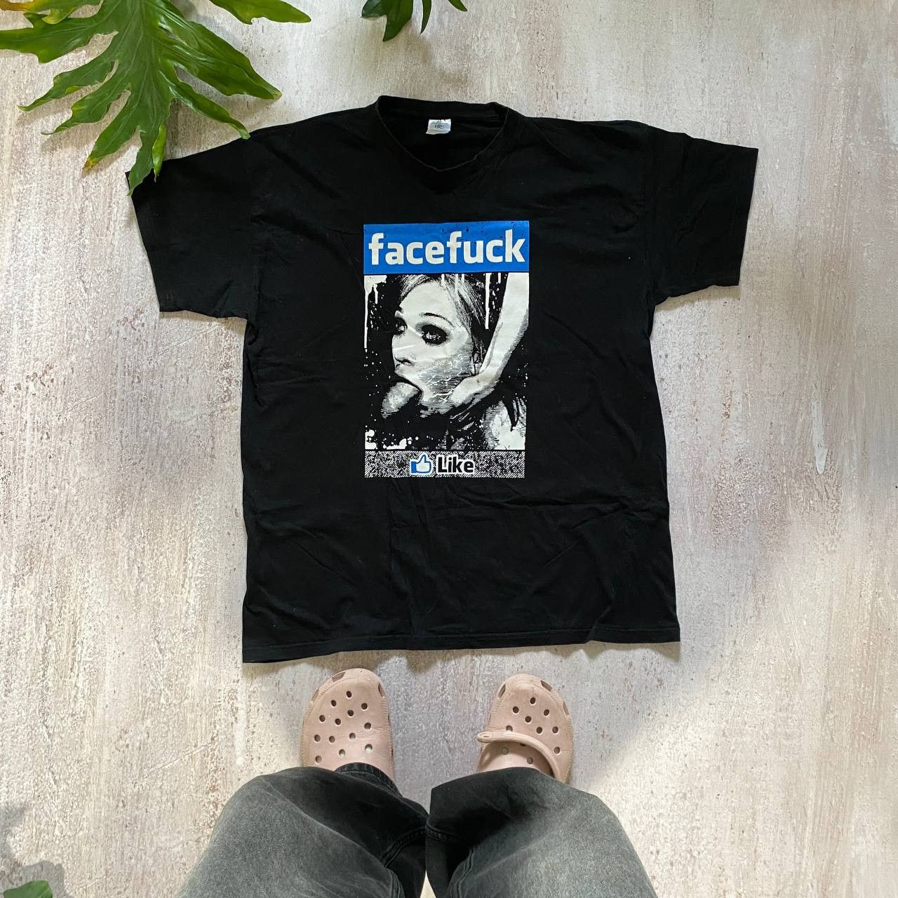 Vintage VINTAGE Y2K FACEFUCK ADULT HUMOR RARE HYPE T SHIRT 304 Size US XXL / EU 58 / 5 - 1 Thumbnail